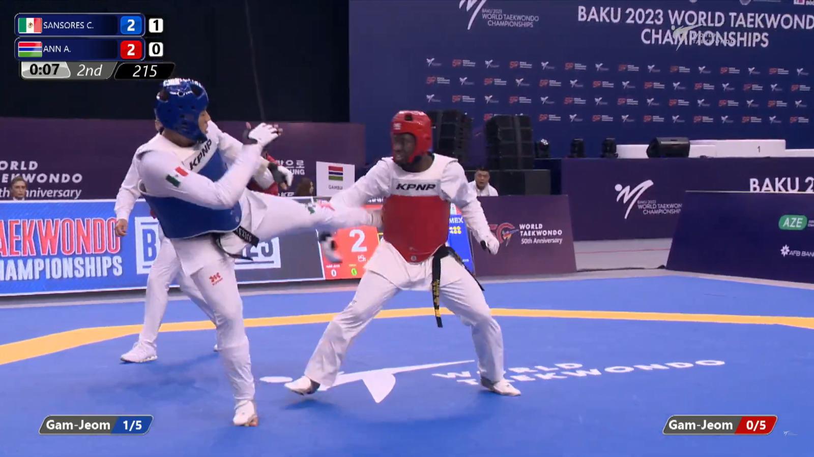 $!Carlos Sansores se cuelga la plata en Mundial de Bakú