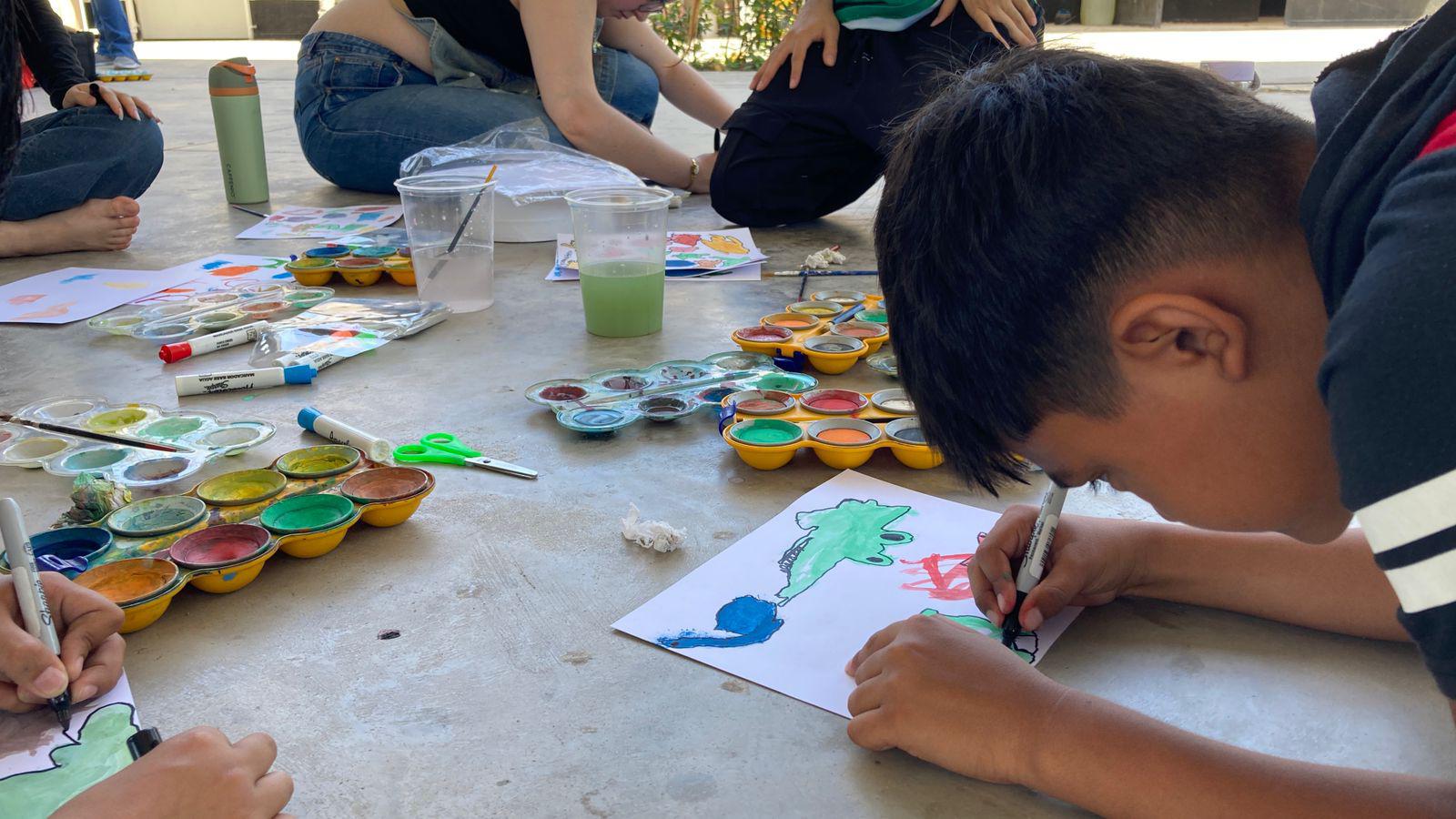 $!Niños y niñas de la primaria Francisco Madero Herrera en Santa Fe disfrutan del programa ‘Cultura en Movimiento’