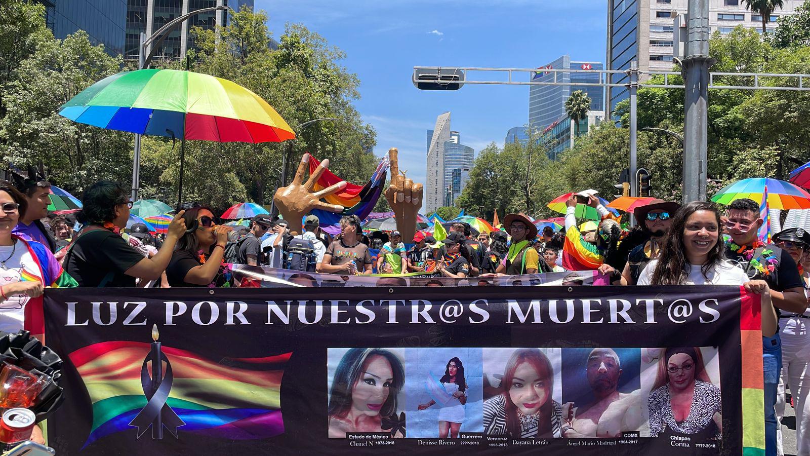 $!El sol y los arcoíris brillan en la Marcha del Orgullo LGBT+ 2023 en CDMX