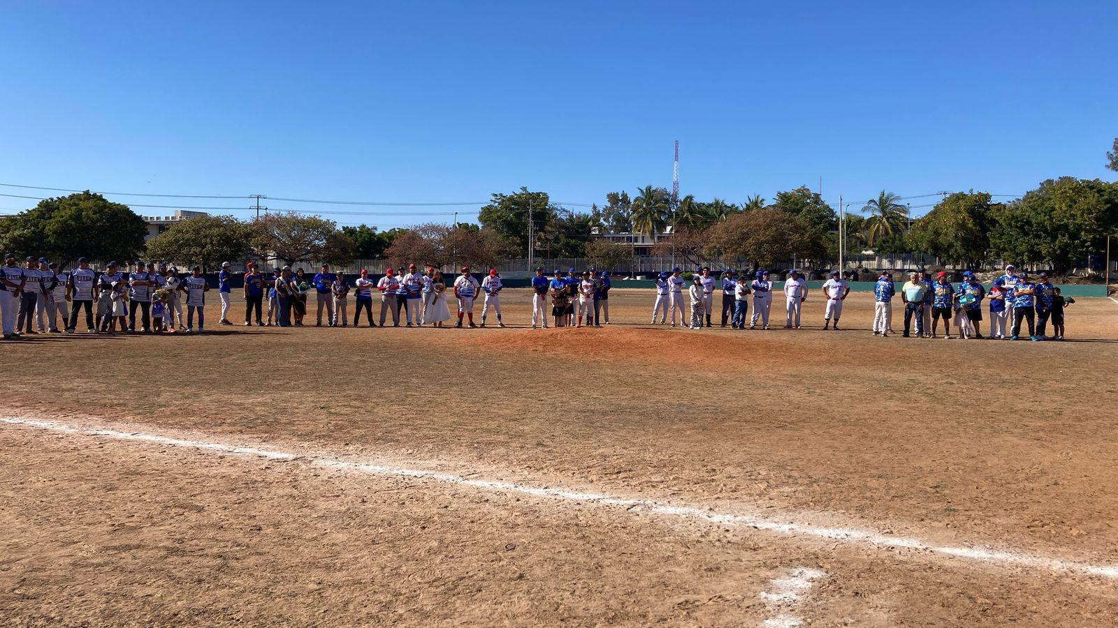 $!Cantan playball en Liga de Beisbol Intersindical, en la UAS