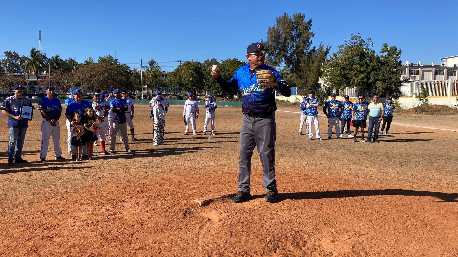 $!Cantan playball en Liga de Beisbol Intersindical, en la UAS