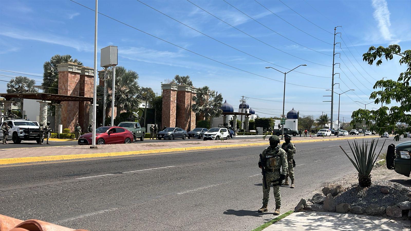 $!Fuerzas federales y estatales despliegan operativo por el sector norte de Culiacán