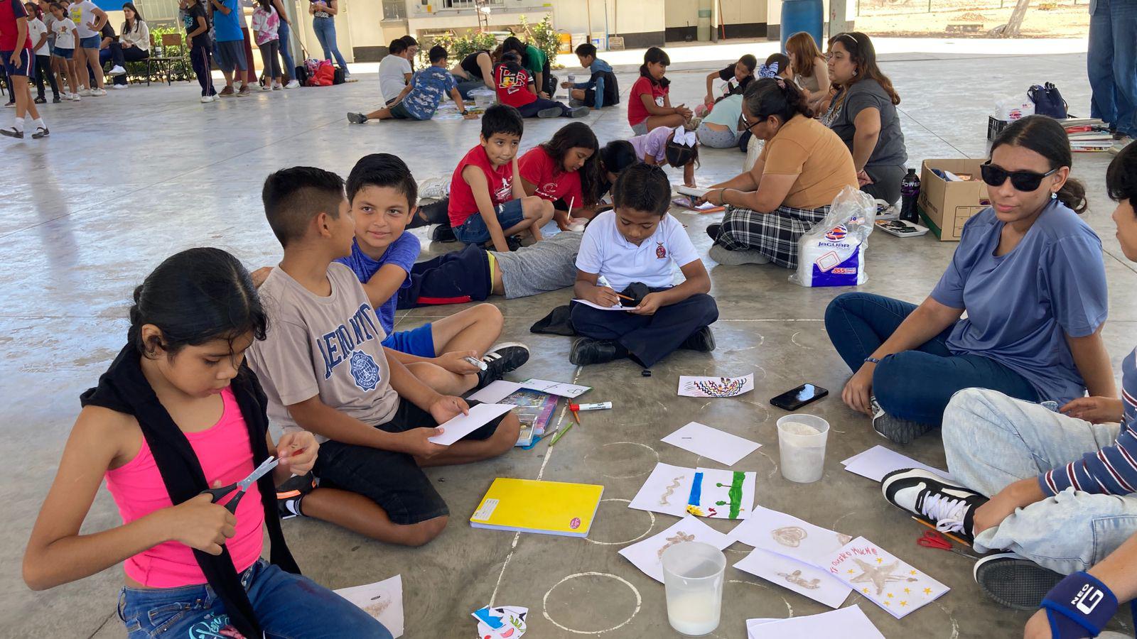 $!Niños y niñas de la primaria Francisco Madero Herrera en Santa Fe disfrutan del programa ‘Cultura en Movimiento’