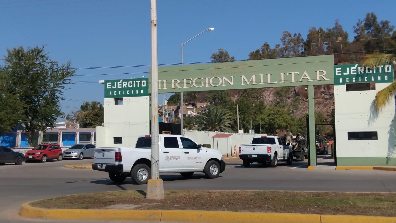 $!Se registra movimiento militar y de Gobierno ante posible llegada de Claudia Sheinbaum a Mazatlán