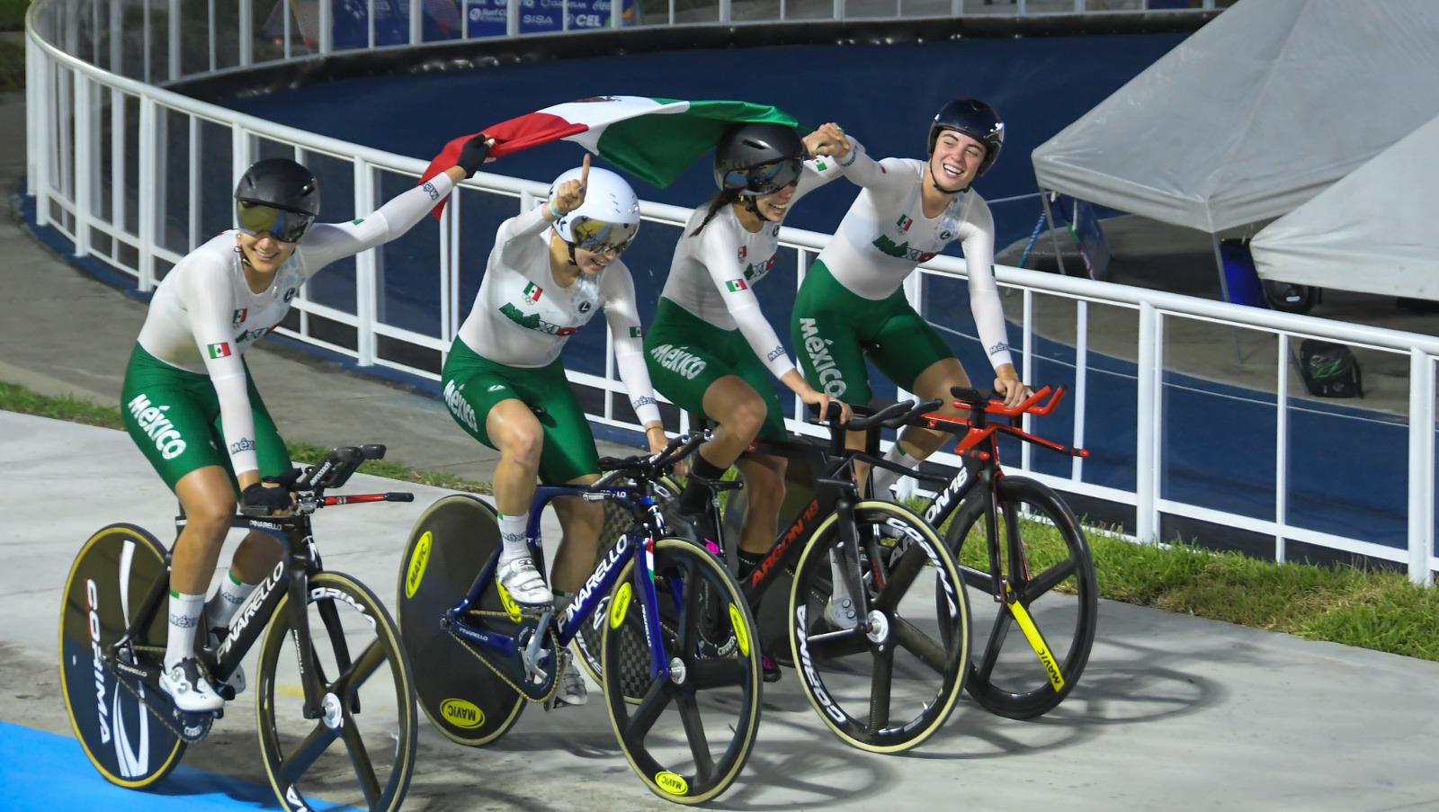 $!Gaxiola y Salazar dan oro a México en ciclismo de pista
