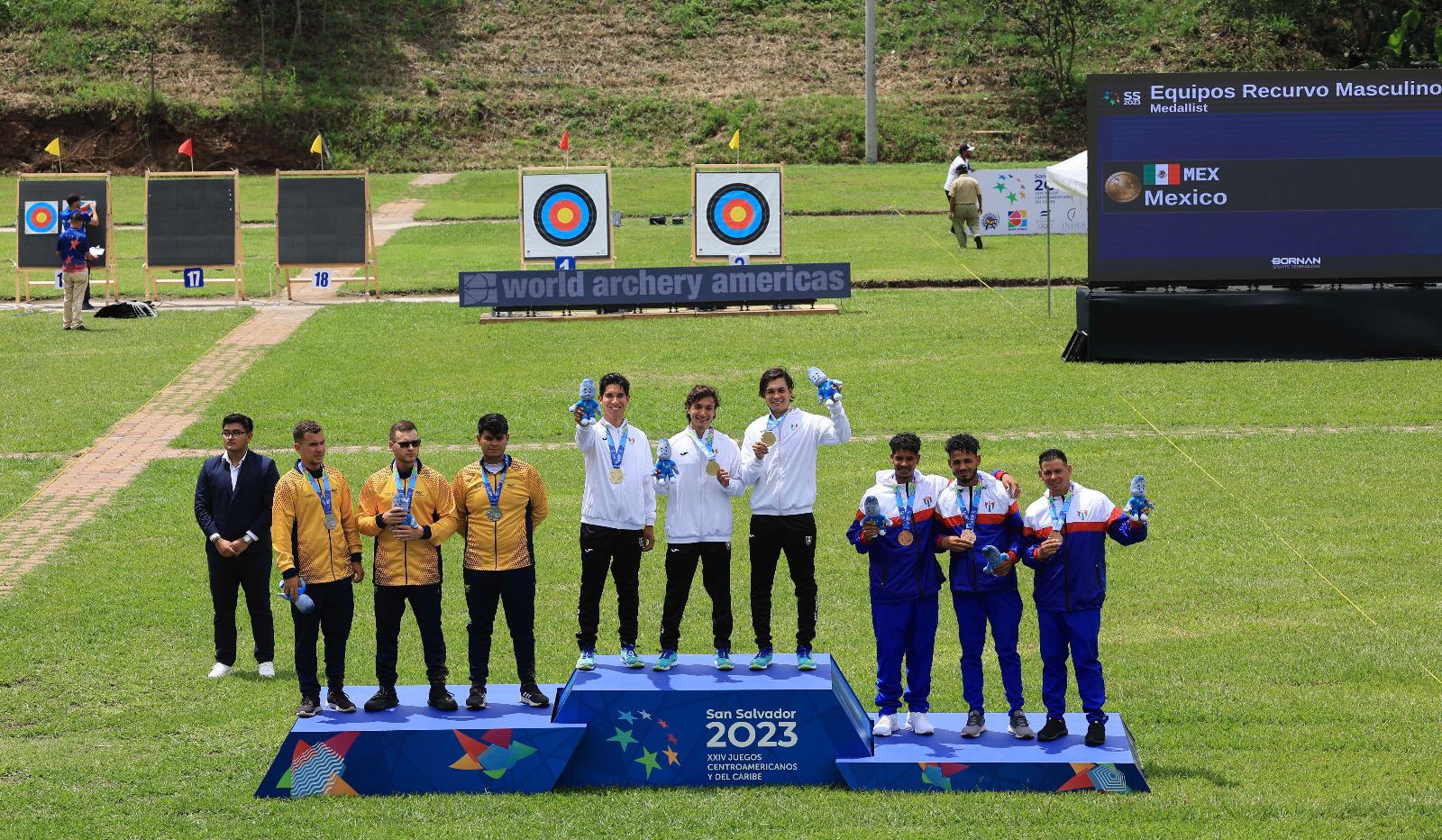 $!México arrasa en tiro con arco por equipos en rama varonil y femenil al lograr par de oros