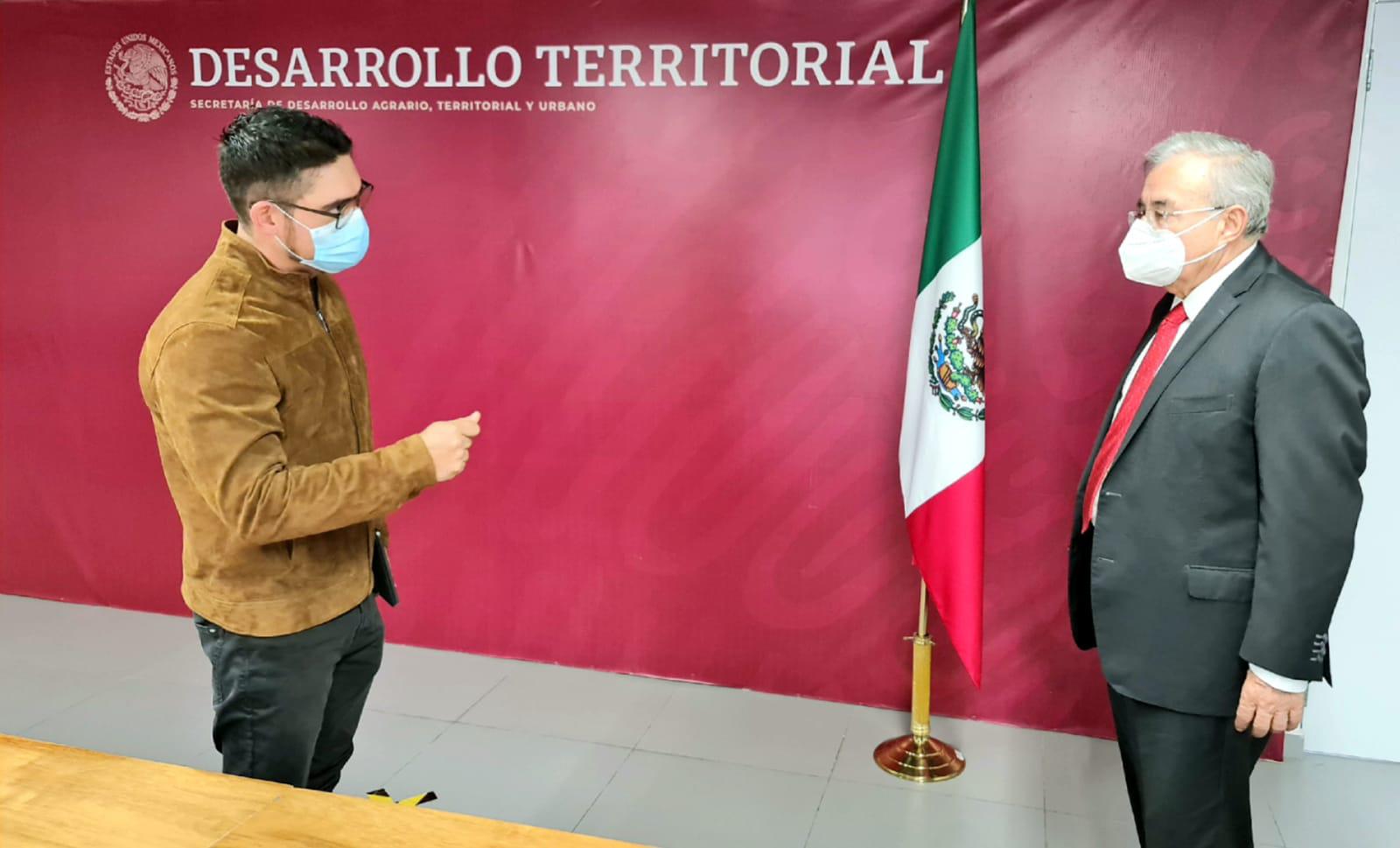 $!Gestiona Rocha Moya vivienda y mejora urbana para Sinaloa; busca ampliación de programas de Sedatu