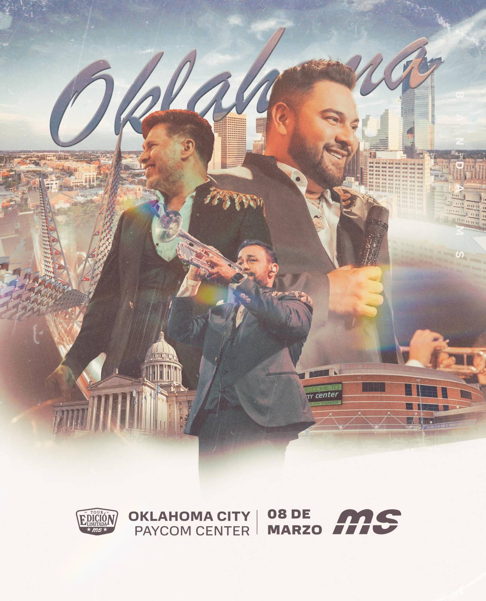 $!Hoy 8 de marzo la agrupación se presenta en Oklahoma City, Oklahoma.