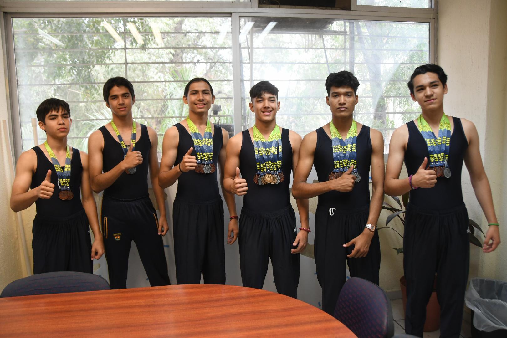 $!Estudiantes de la UAS, victoriosos en Campeonato Estatal de Gimnasia Artística Varonil