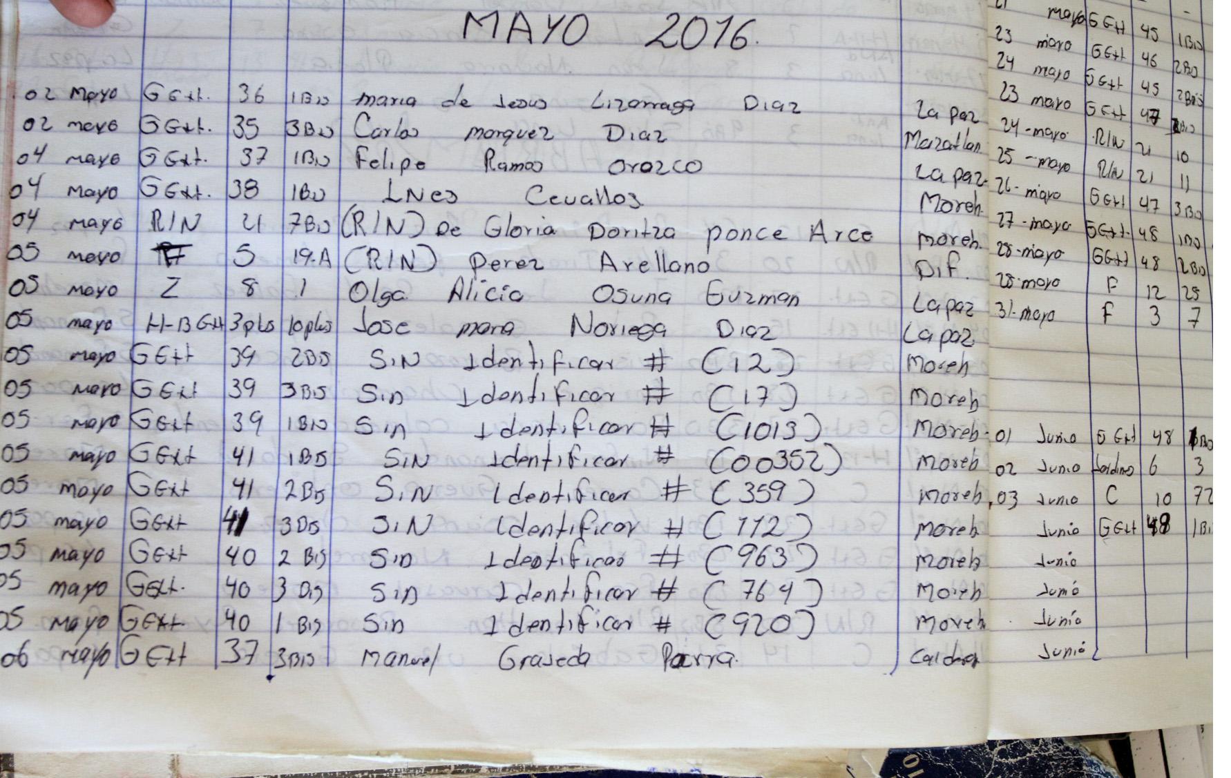 $!Registro de un panteón en Sinaloa de cuerpos no identificados.