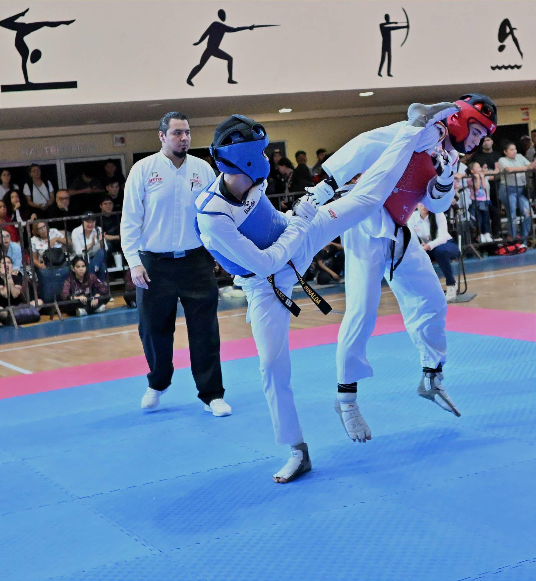 $!Combaten taekwondoínes porteños por 36 medallas del estatal de Conade