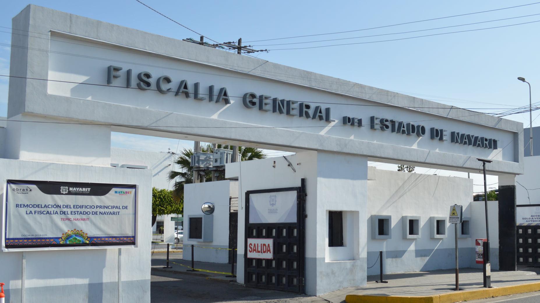 $!Fachada de la Fiscalía General del Estado de Nayarit.