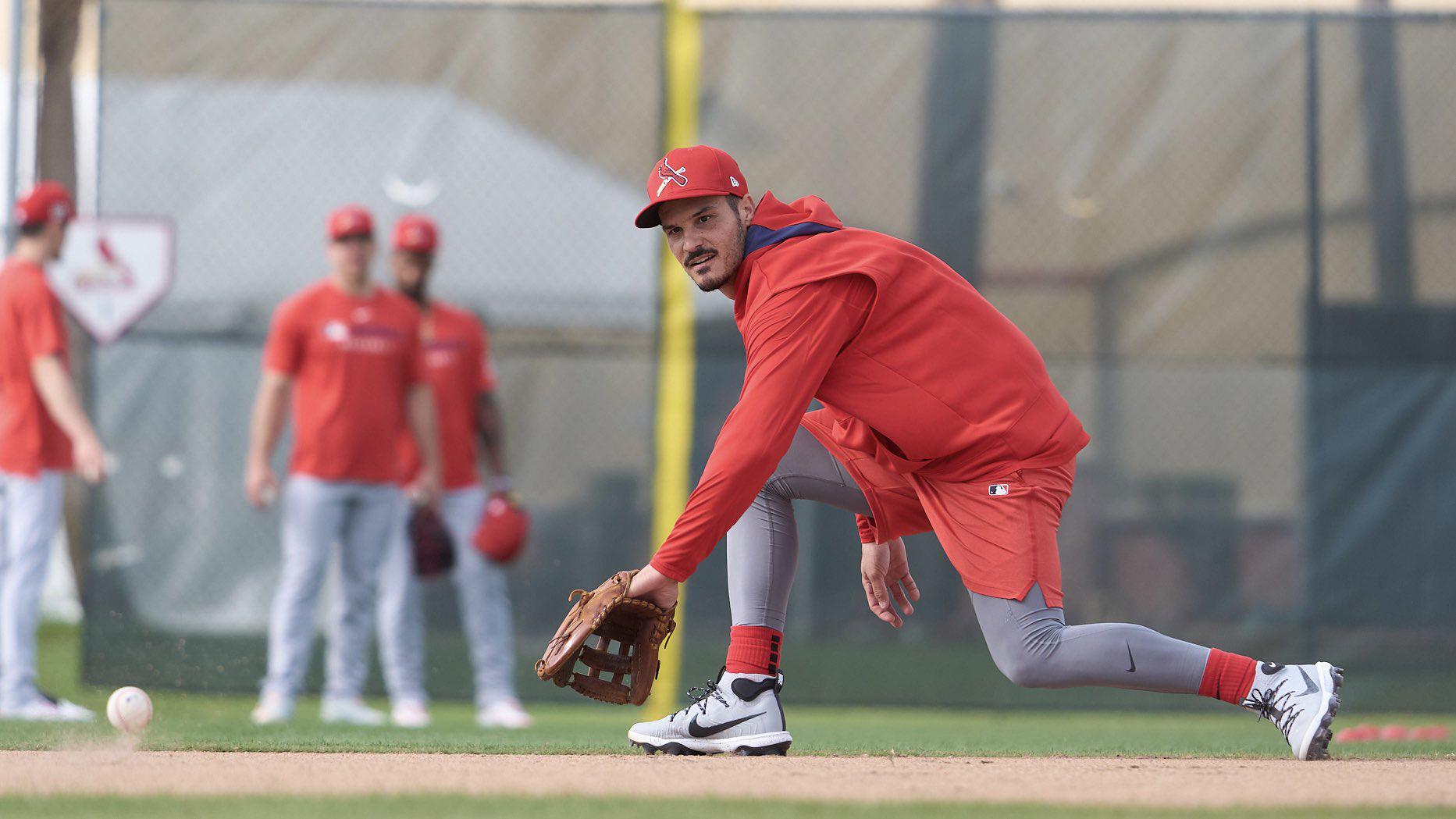 $!Nolan Arenado reporta con Cardenales y afirma estar en el lugar correcto