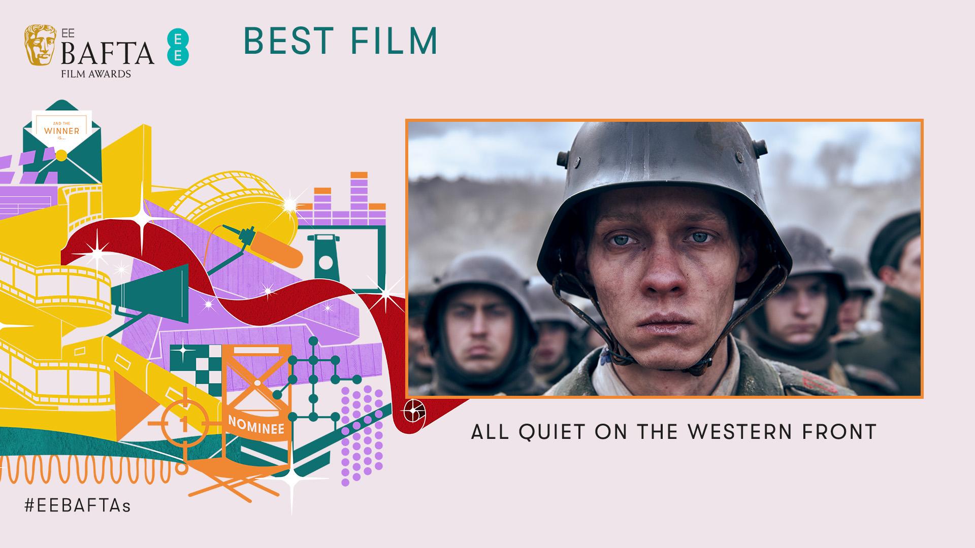 $!‘Sin novedad en el frente’ la gran ganadora de los Bafta 2023.