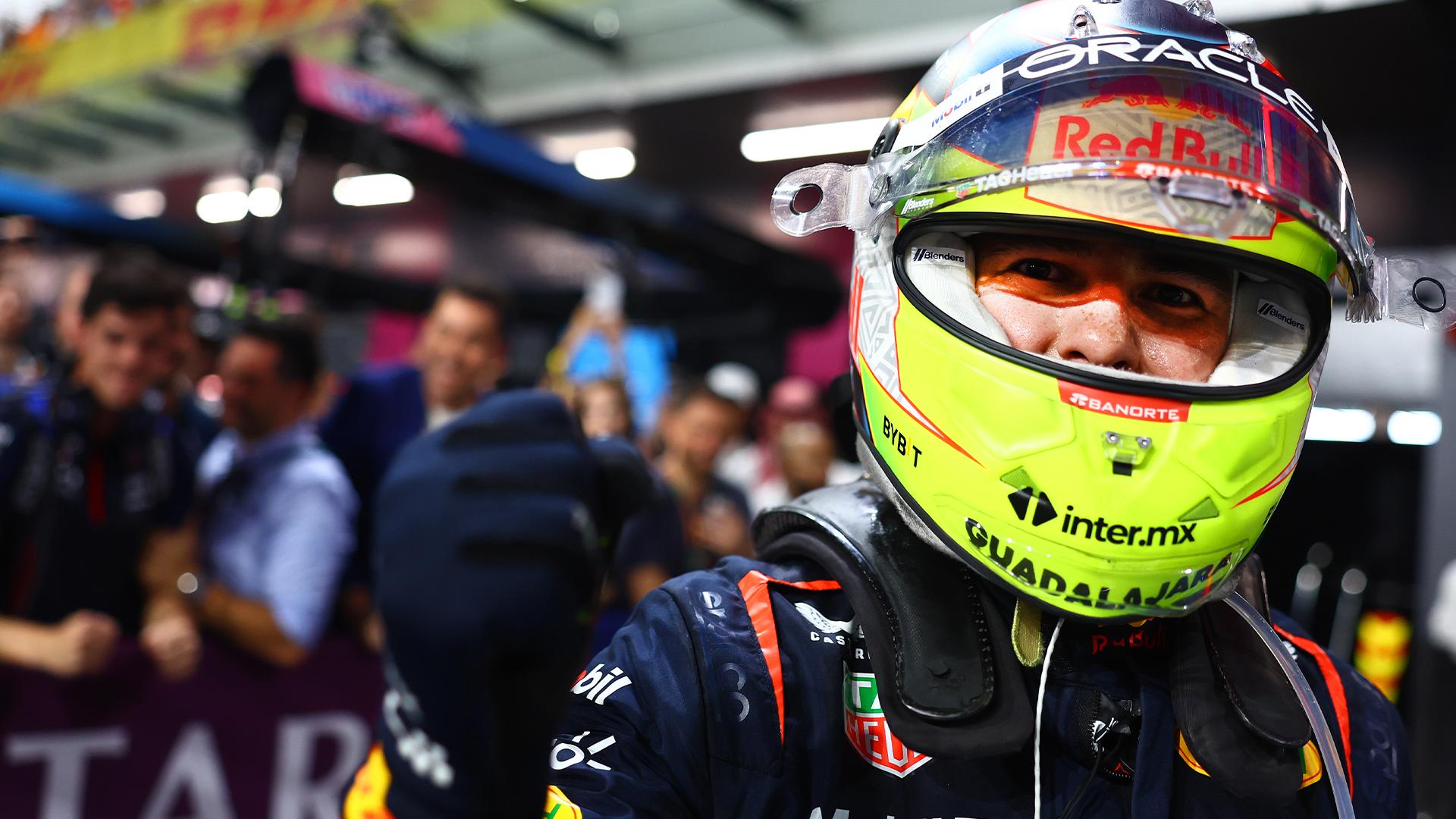 $!Checo detalla el final ‘intenso’ después de contener a Verstappen
