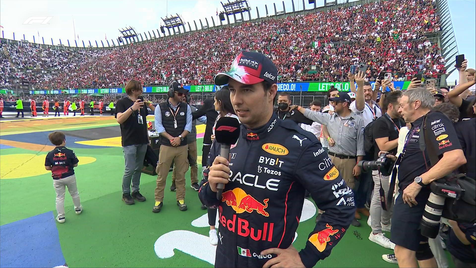 $!Checo Pérez sube al podio en el Gran Premio de México; Max Verstappen gana