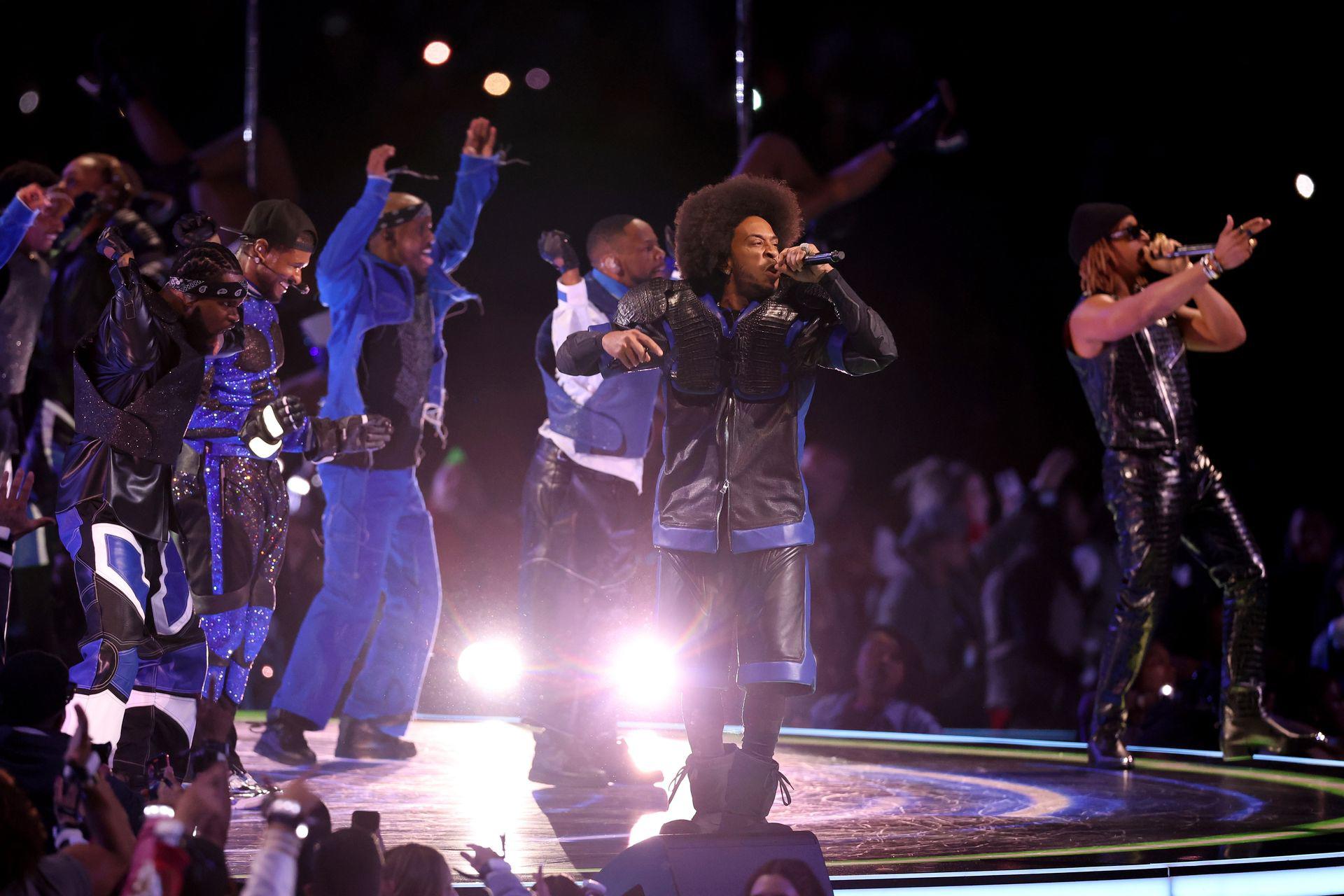 $!Ludacris otro de los invitado de Usher.