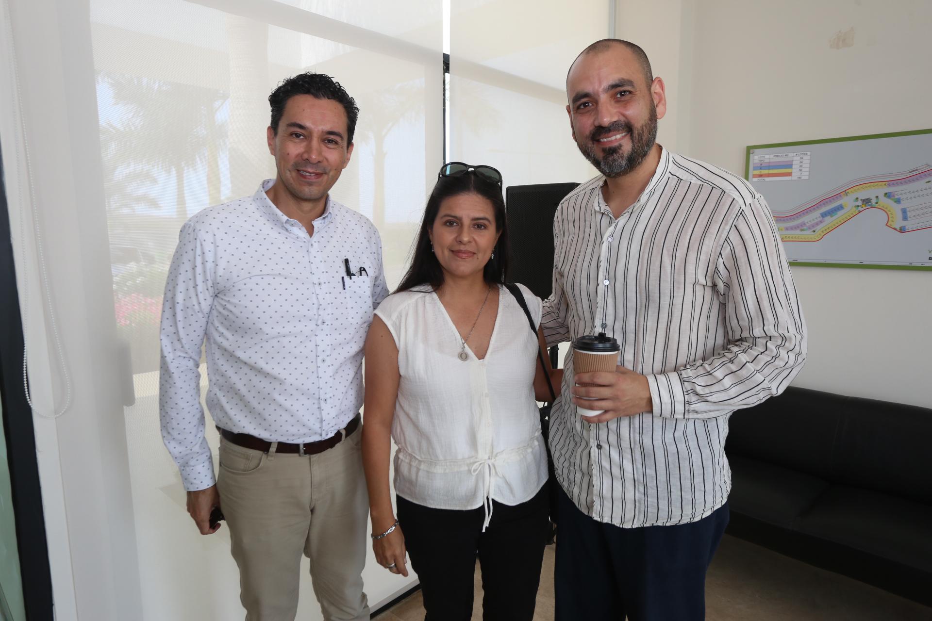 $!Kris Gastélum, Narda Maldonado e Iván Pico.