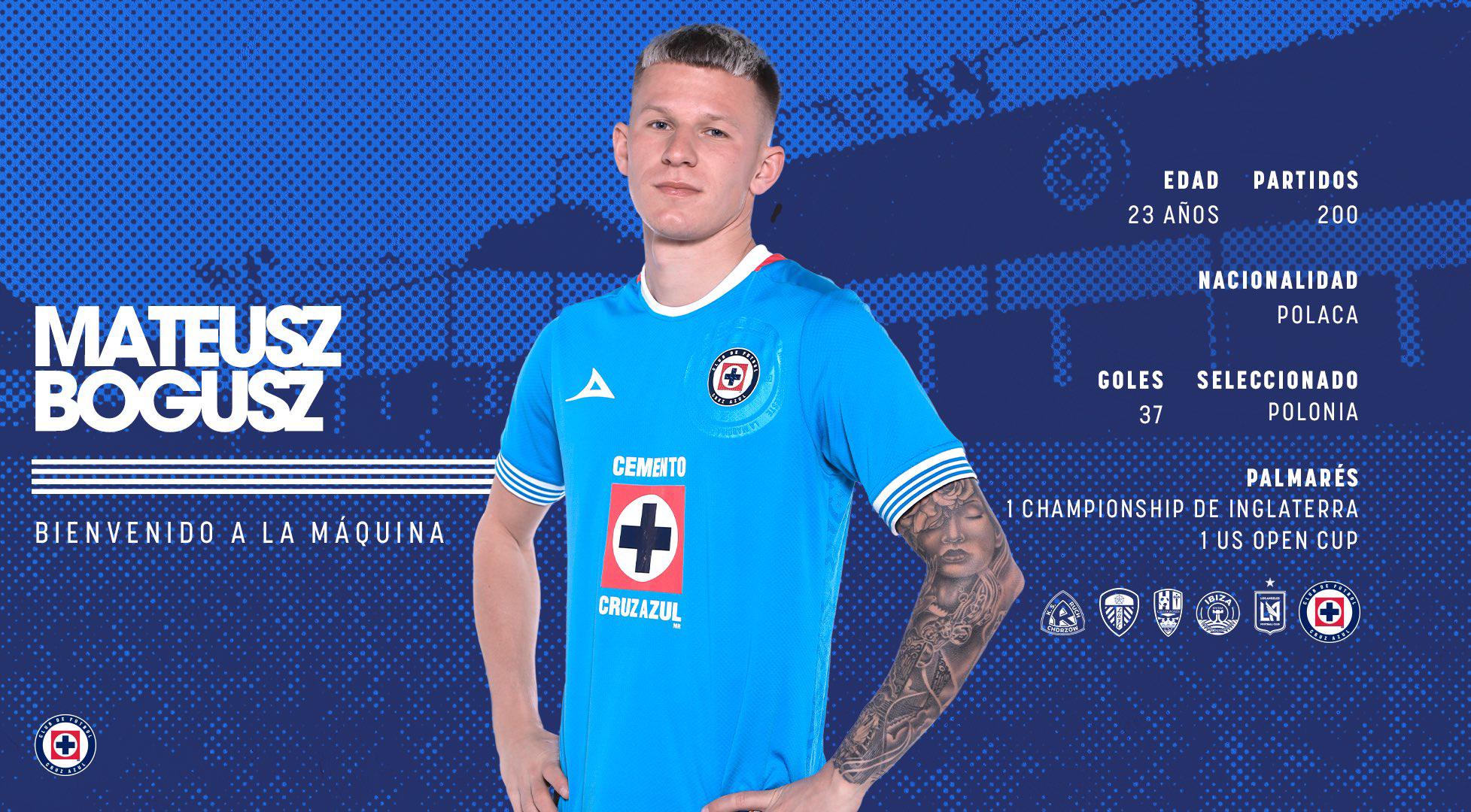 $!Cruz Azul hace oficial el fichaje de Mateusz Bogusz