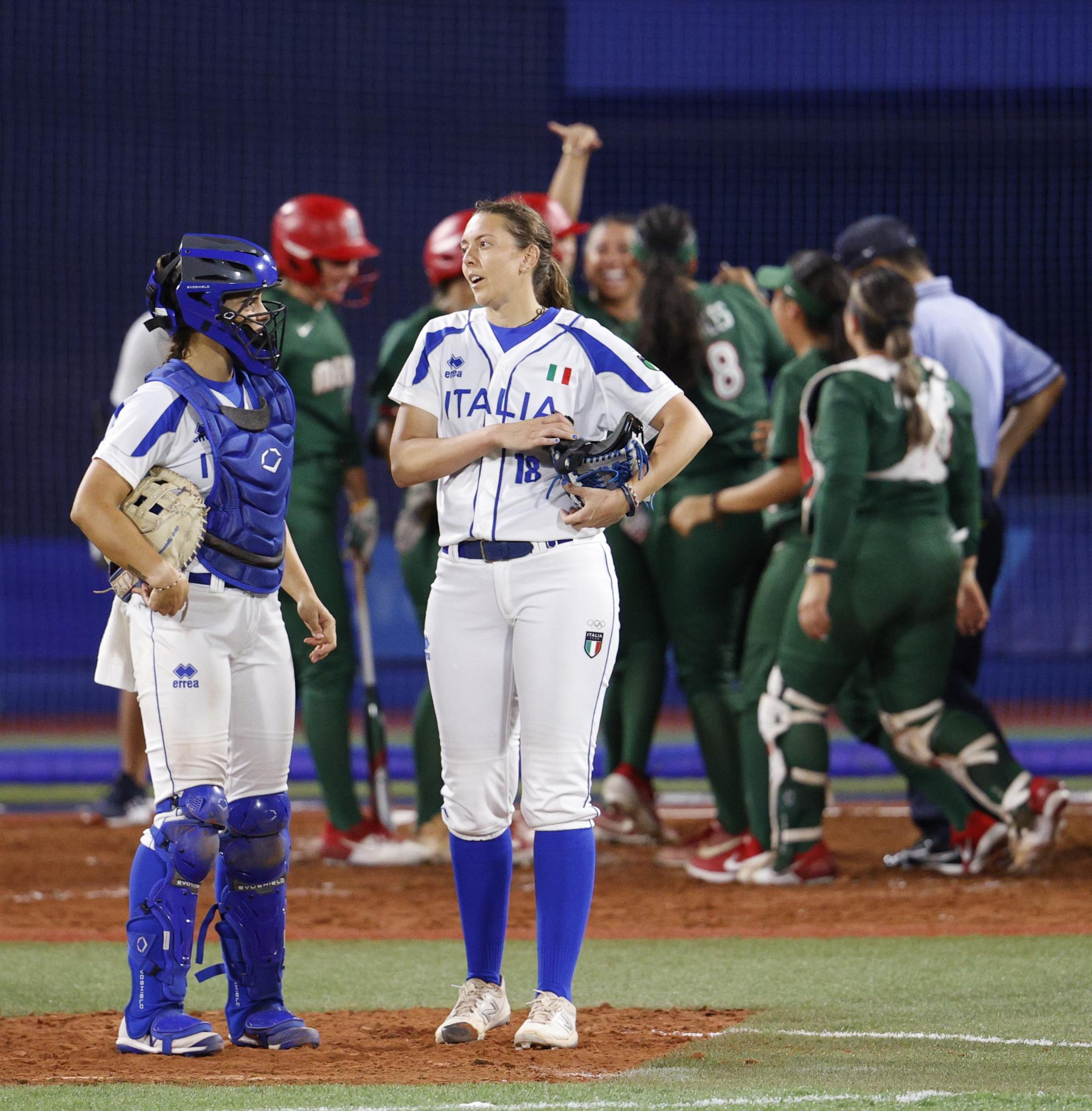 $!México blanquea a Italia y logra su primer triunfo en el softbol de Tokio 2020