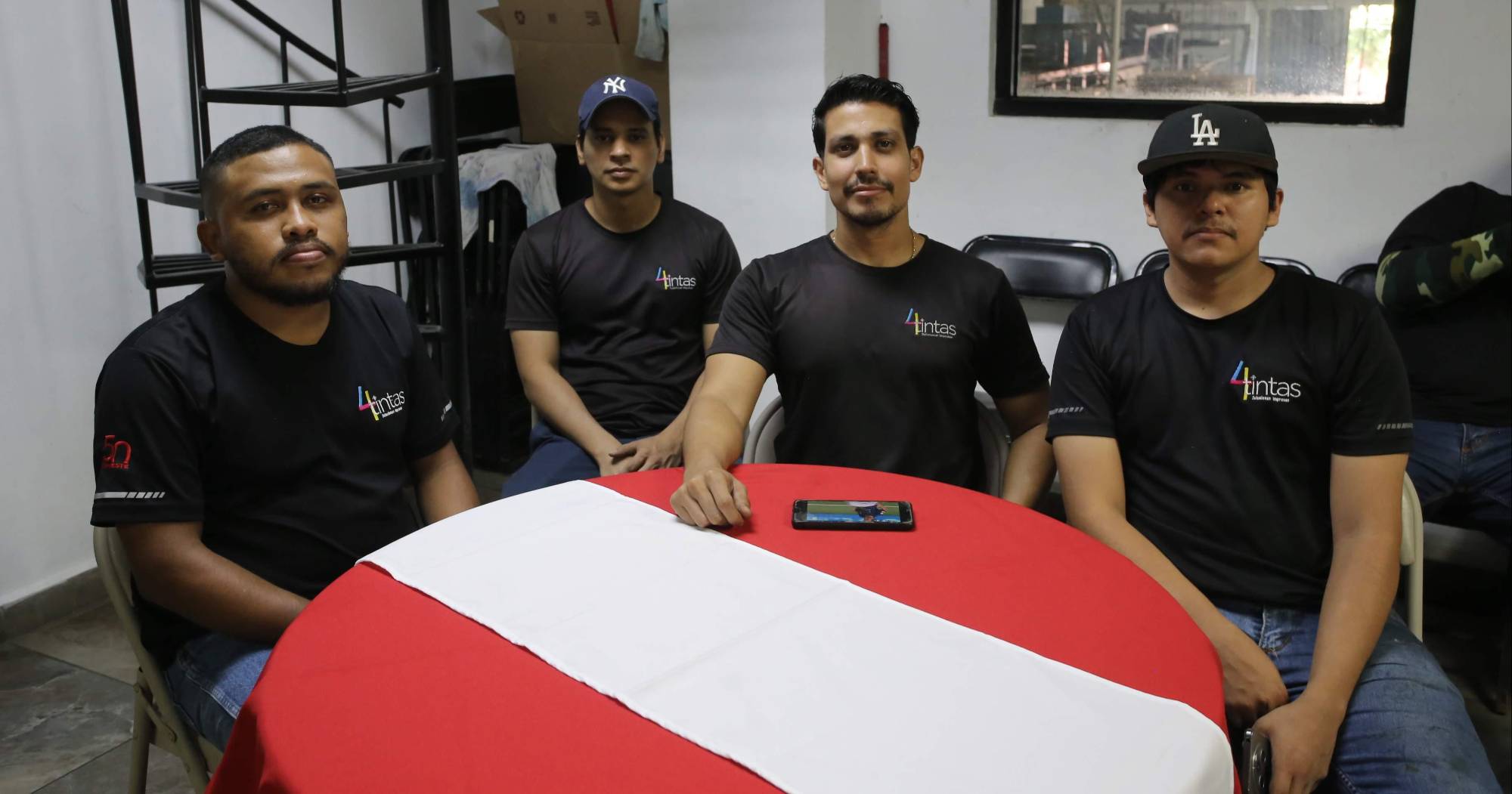 $!Eduardo Hernández, Érick Lizárraga, Adán Valdovines Peraza y Andrés Hernández.