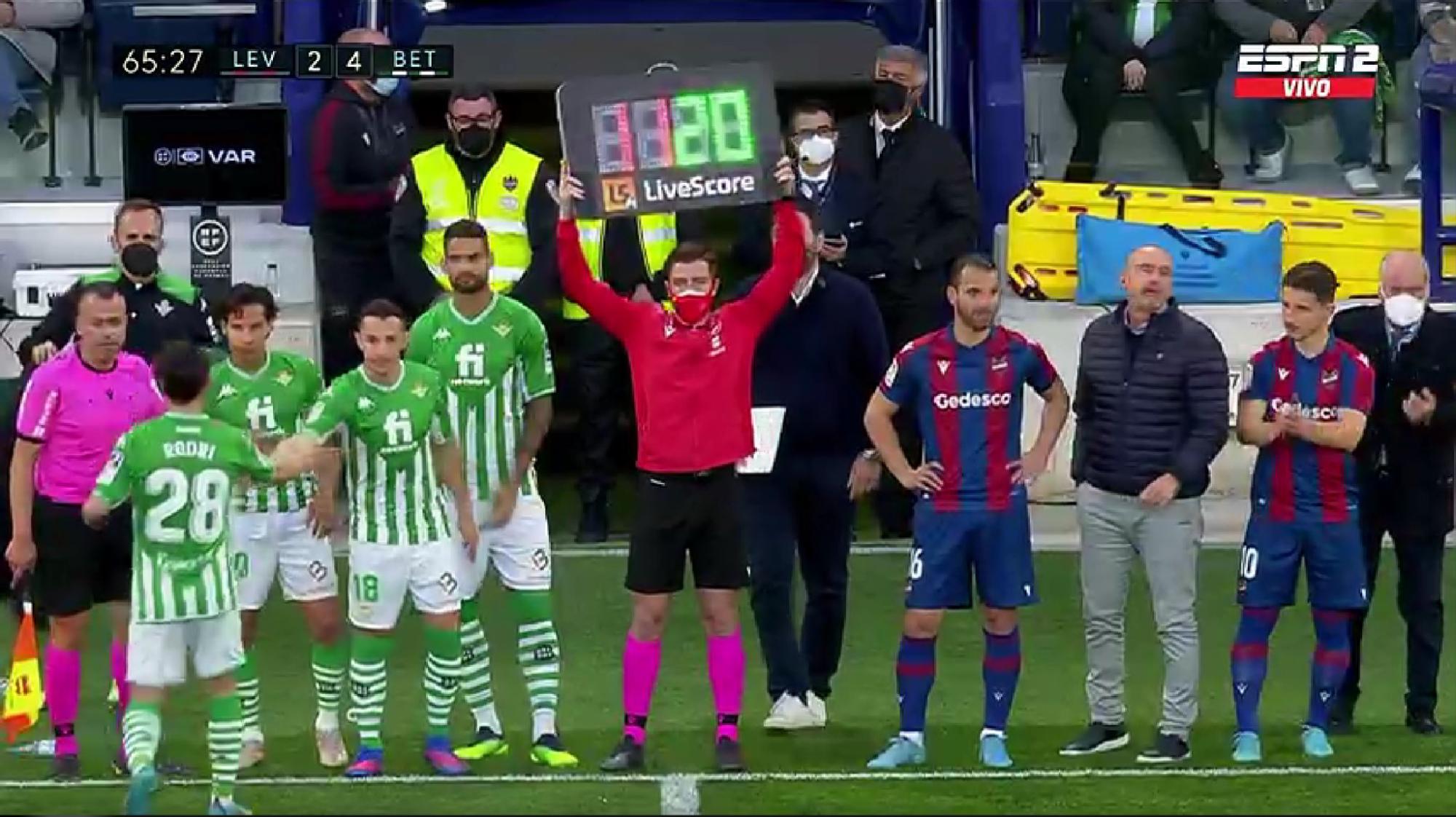 $!Betis golea al Levante con Guardado y Lainez en la cancha