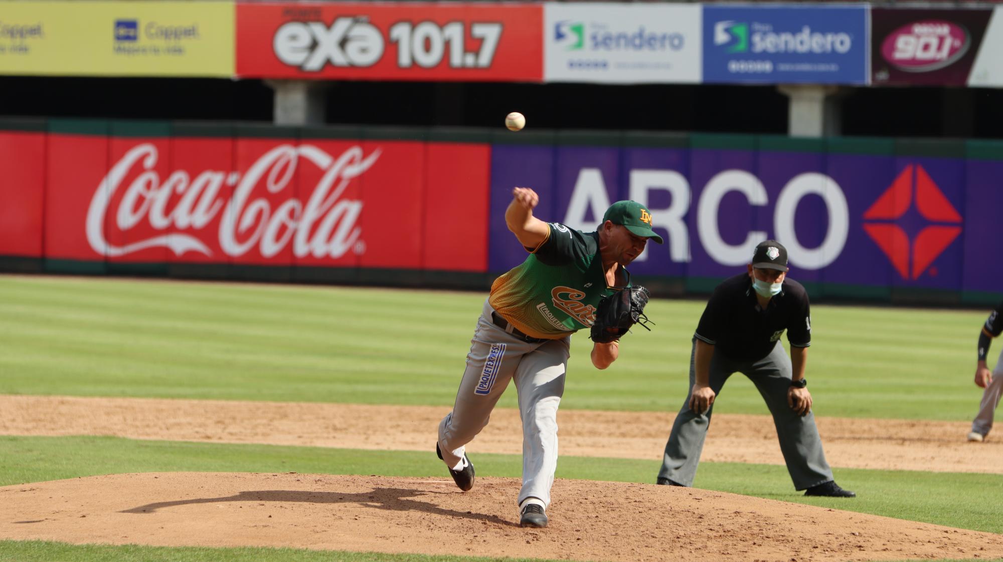 $!Aldo Montes destaca en el montículo, pero Tomateros de Culiacán cae ante Cañeros de Los Mochis