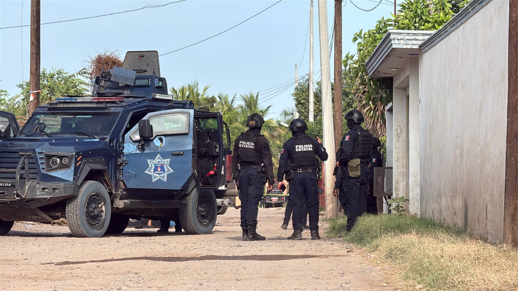 $!Enfrentamiento en Navolato deja tres abatidos y un policía herido