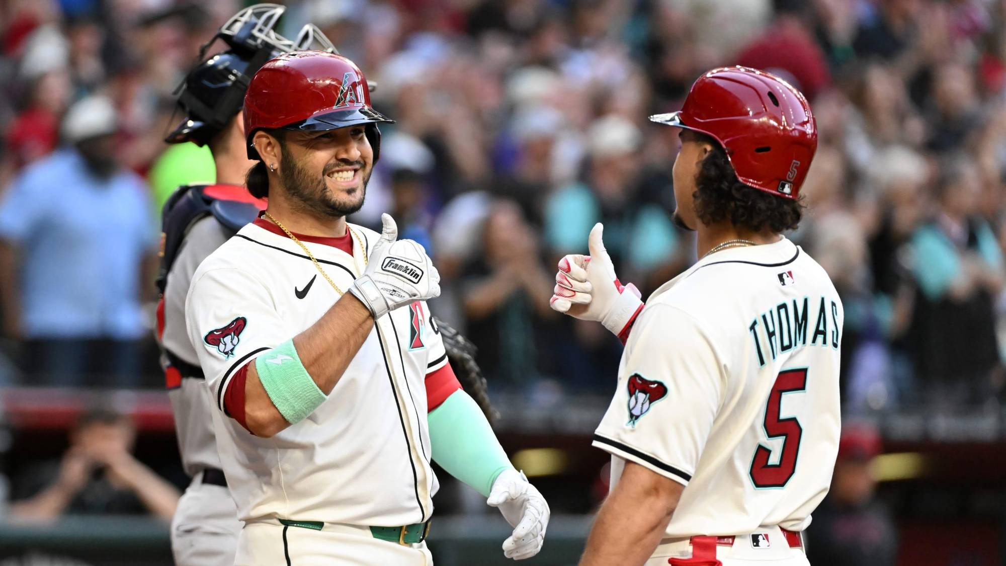 $!Suárez se convierte en el 19no en la historia con un juego de 4 jonrones