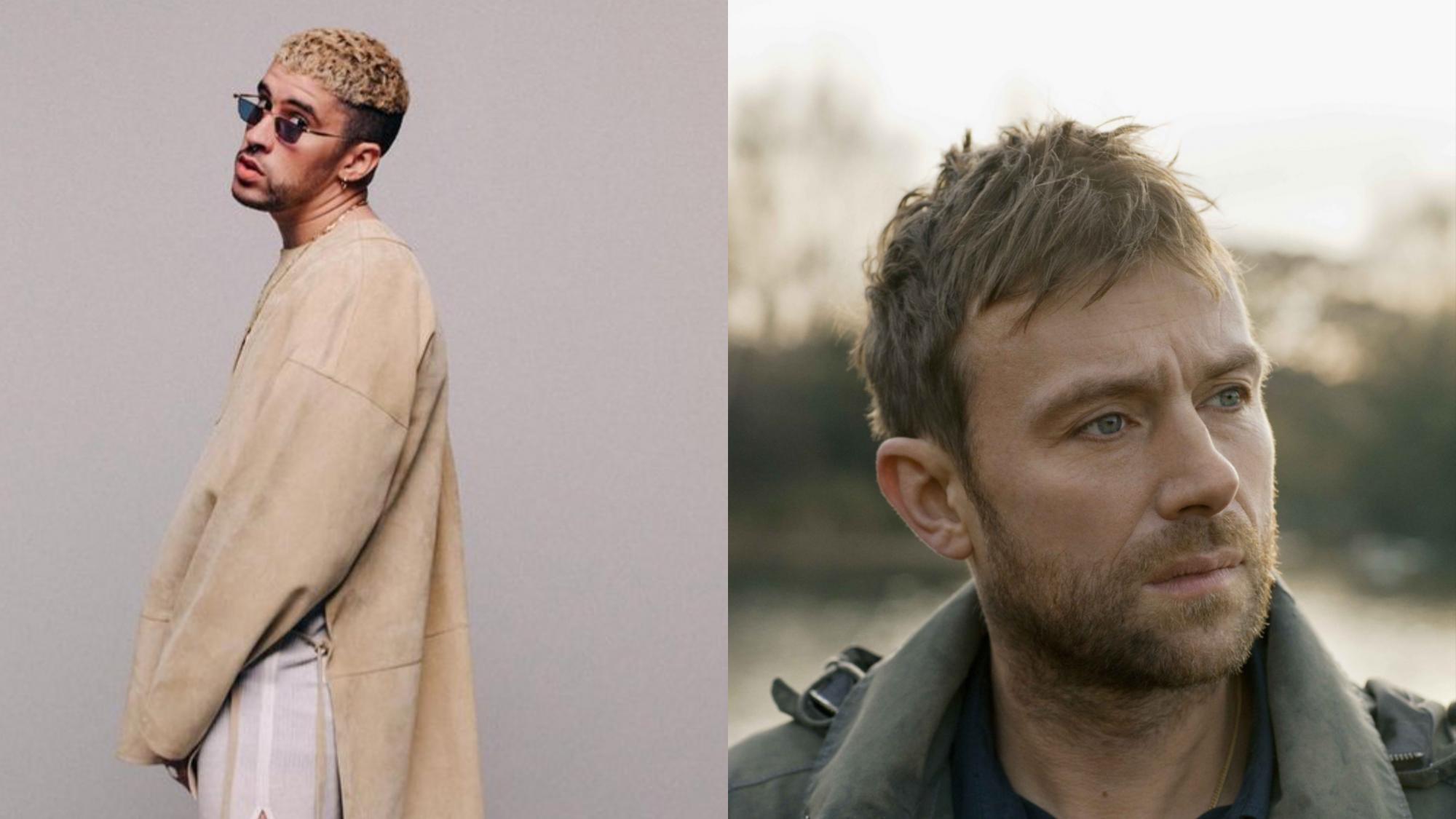 $!Bad Bunny y Damon Albarn.