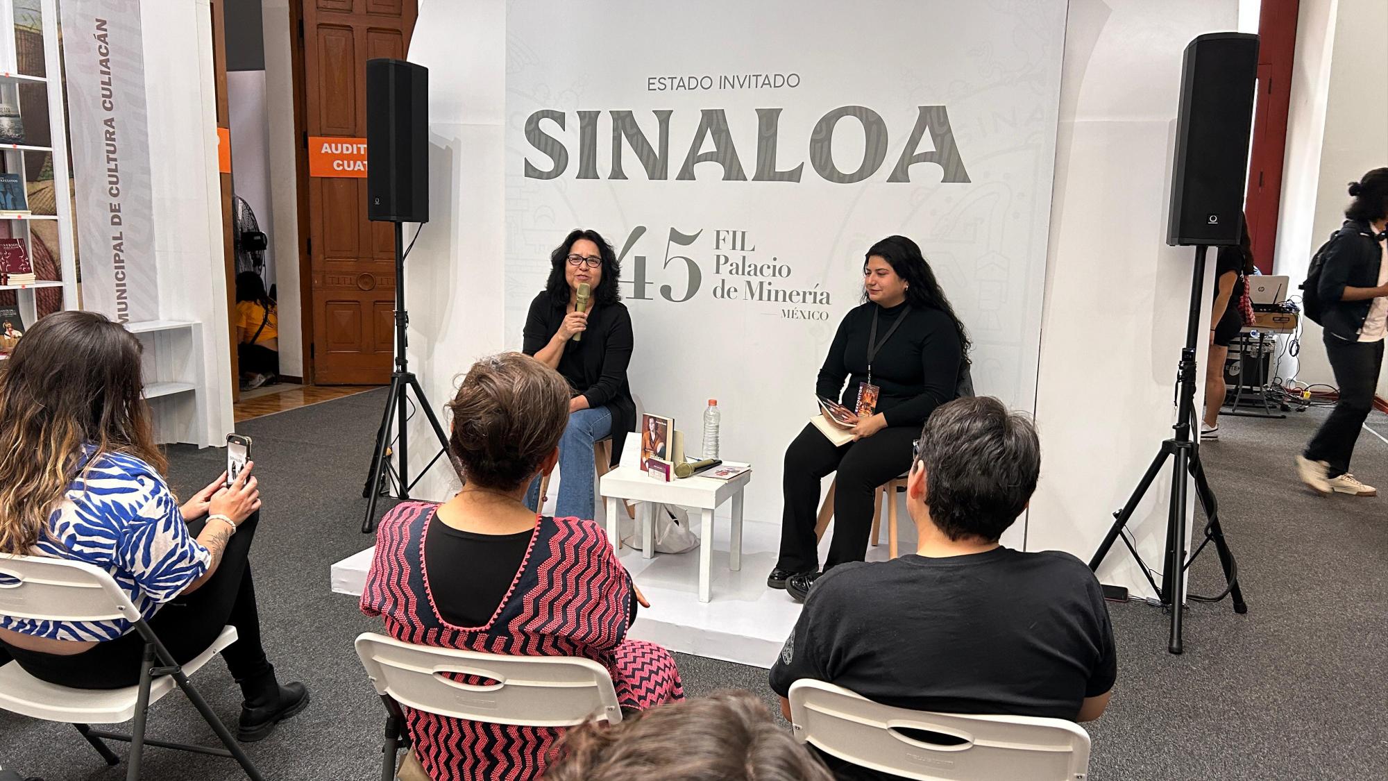 $!Ernestina Yépiz durante el homenaje a Norma Bazúa.