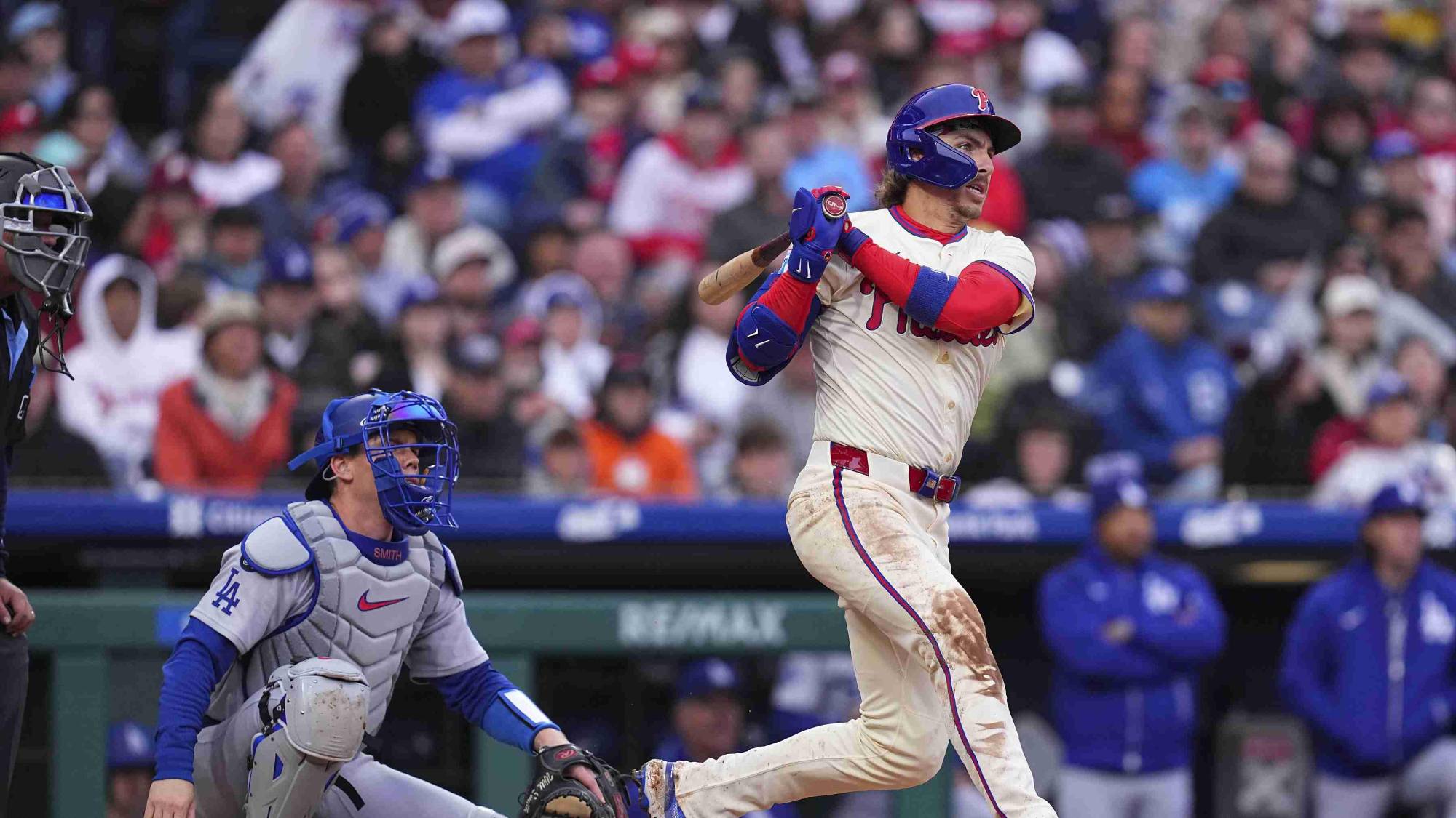 $!Filis ganan batalla contra Dodgers detrás de grand slam de Castellanos