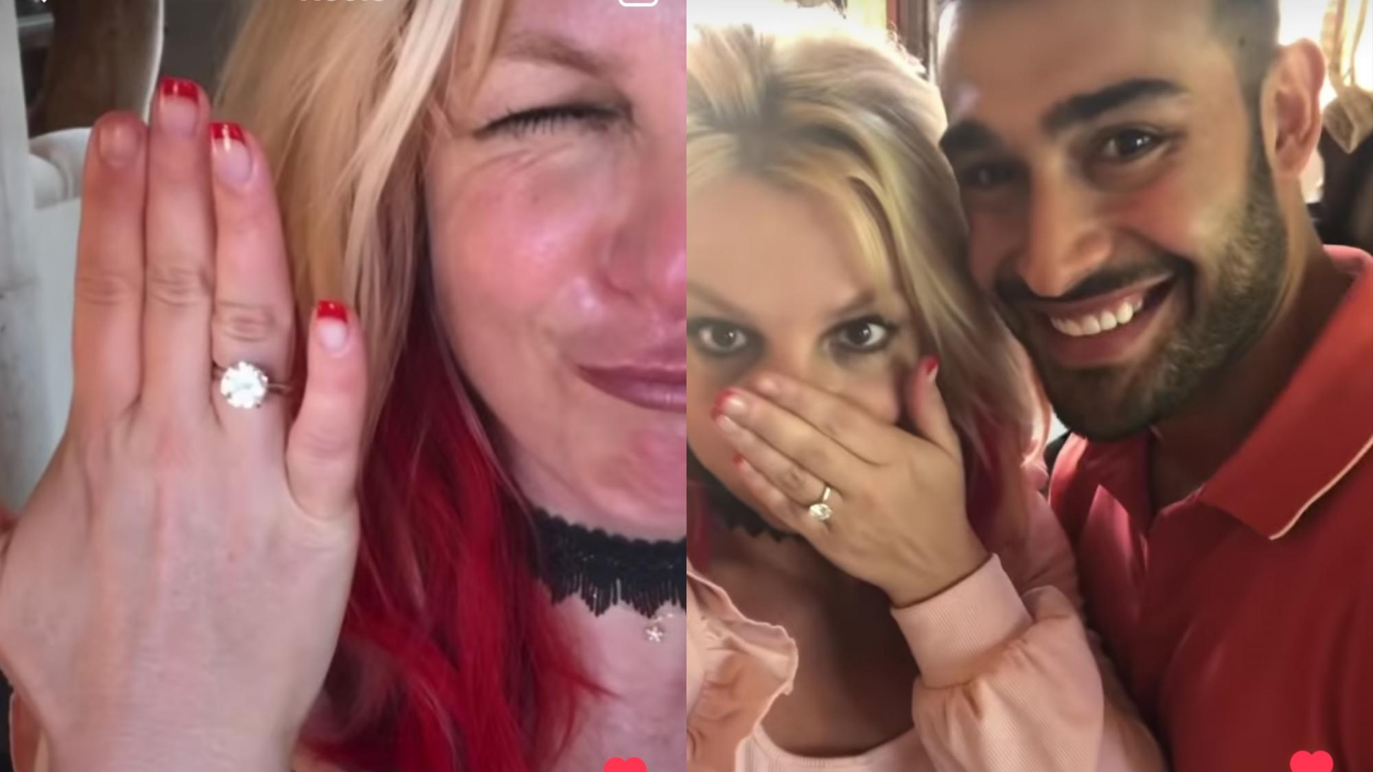$!Britney Spears anuncia su compromiso con Sam Asghari