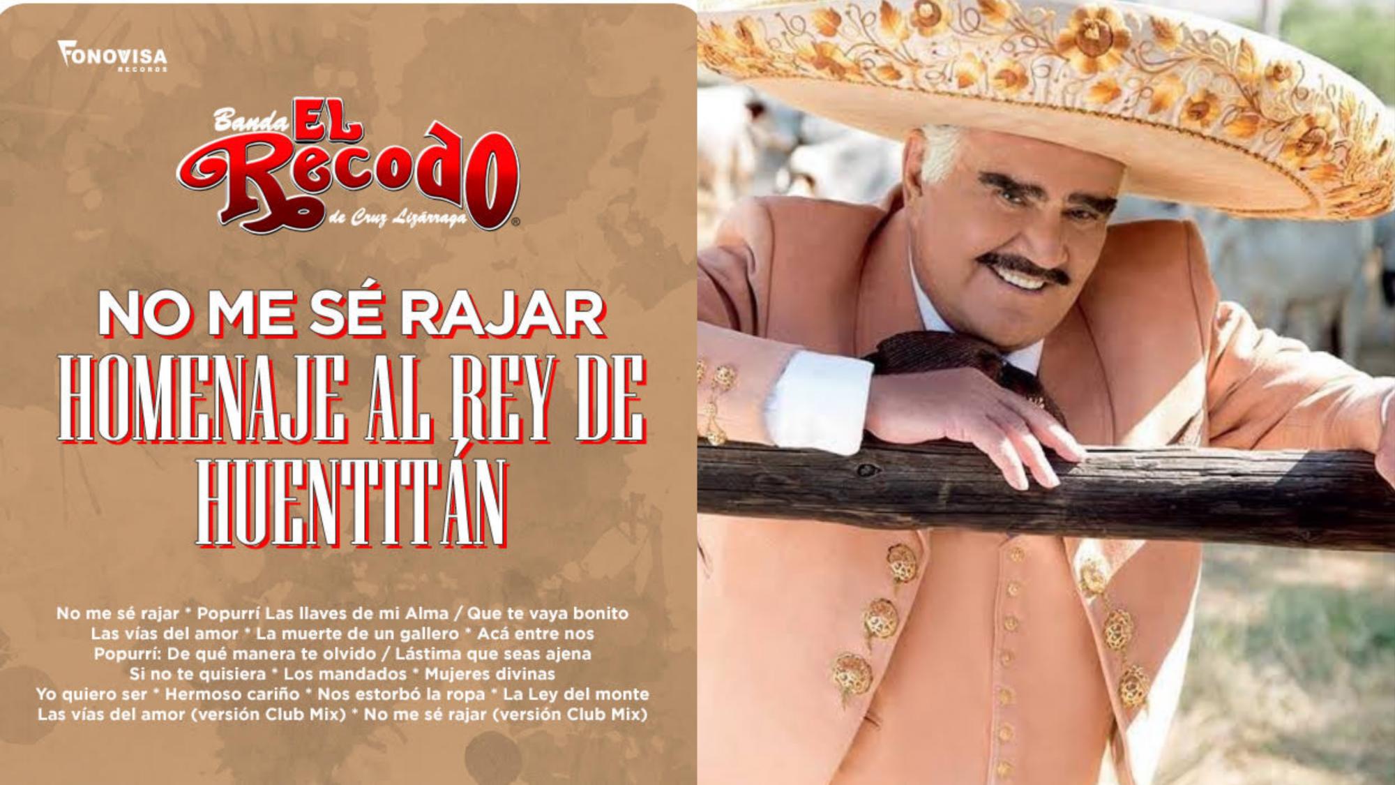 $!Banda El Recodo relanza disco en homenaje a Vicente Fernández