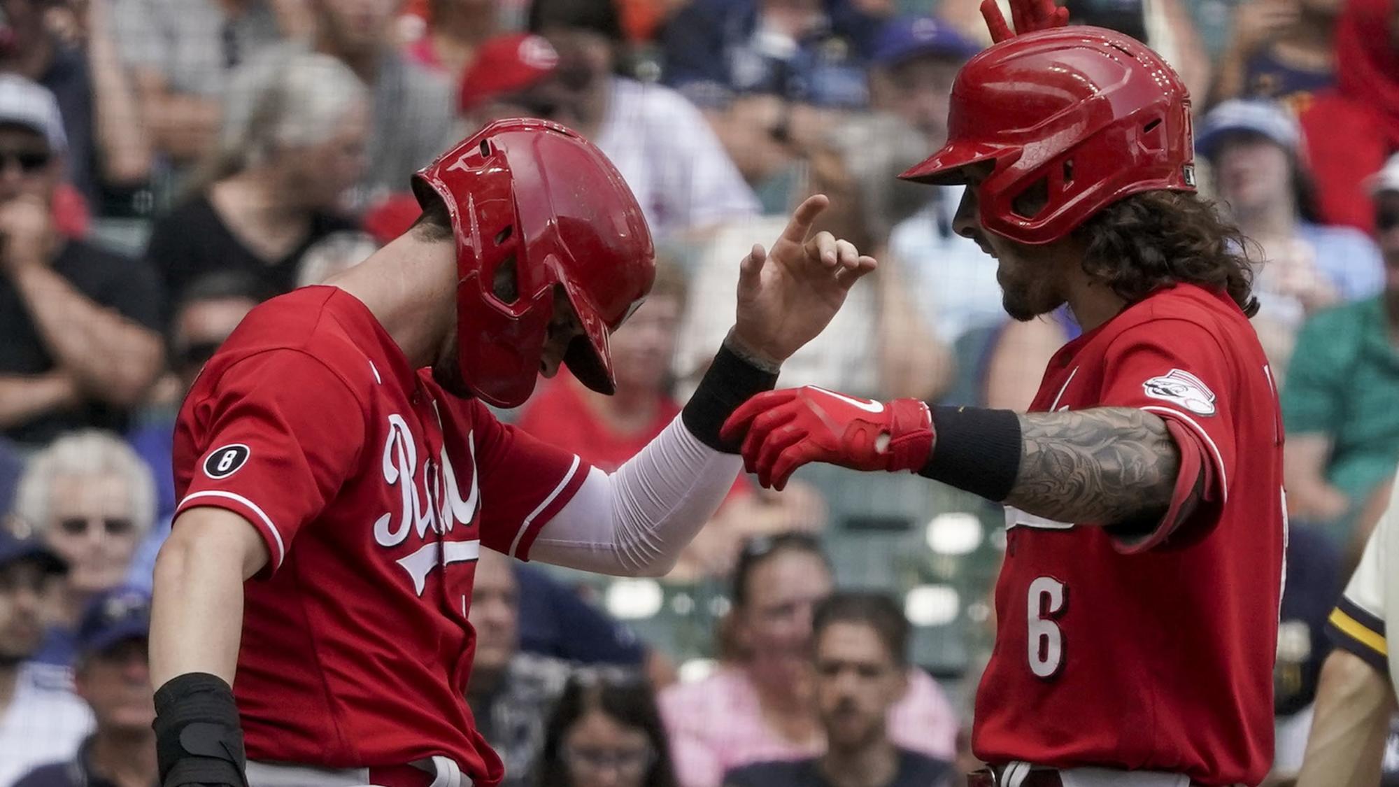 $!Luis Urías dispara su jonrón 17, pero Cerveceros cae ante Rojos