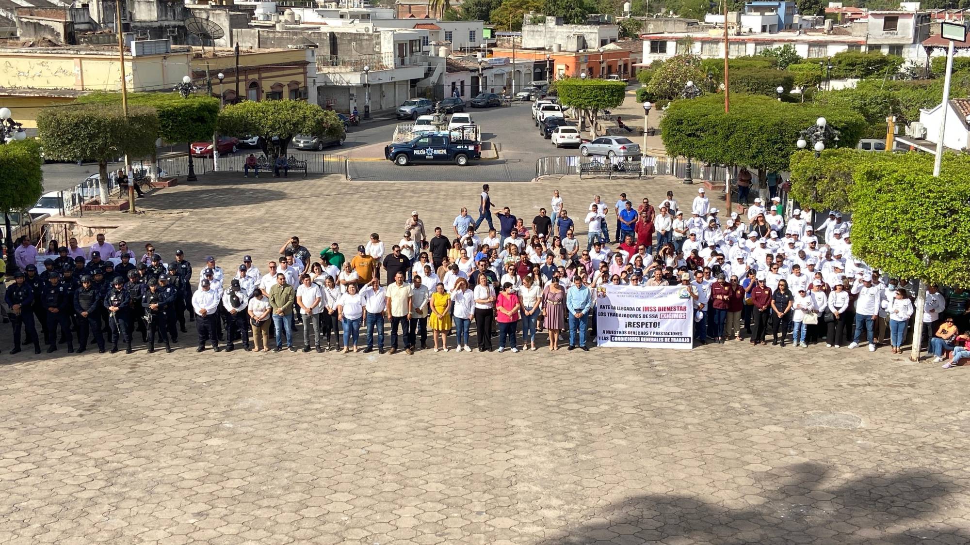 $!Autoridades municipales de Rosario conmemoran el Día del Trabajo