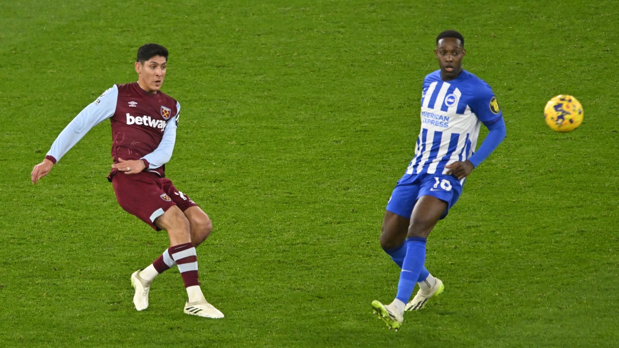 $!West Ham y Edson Álvarez no pudieron superar al Brighton