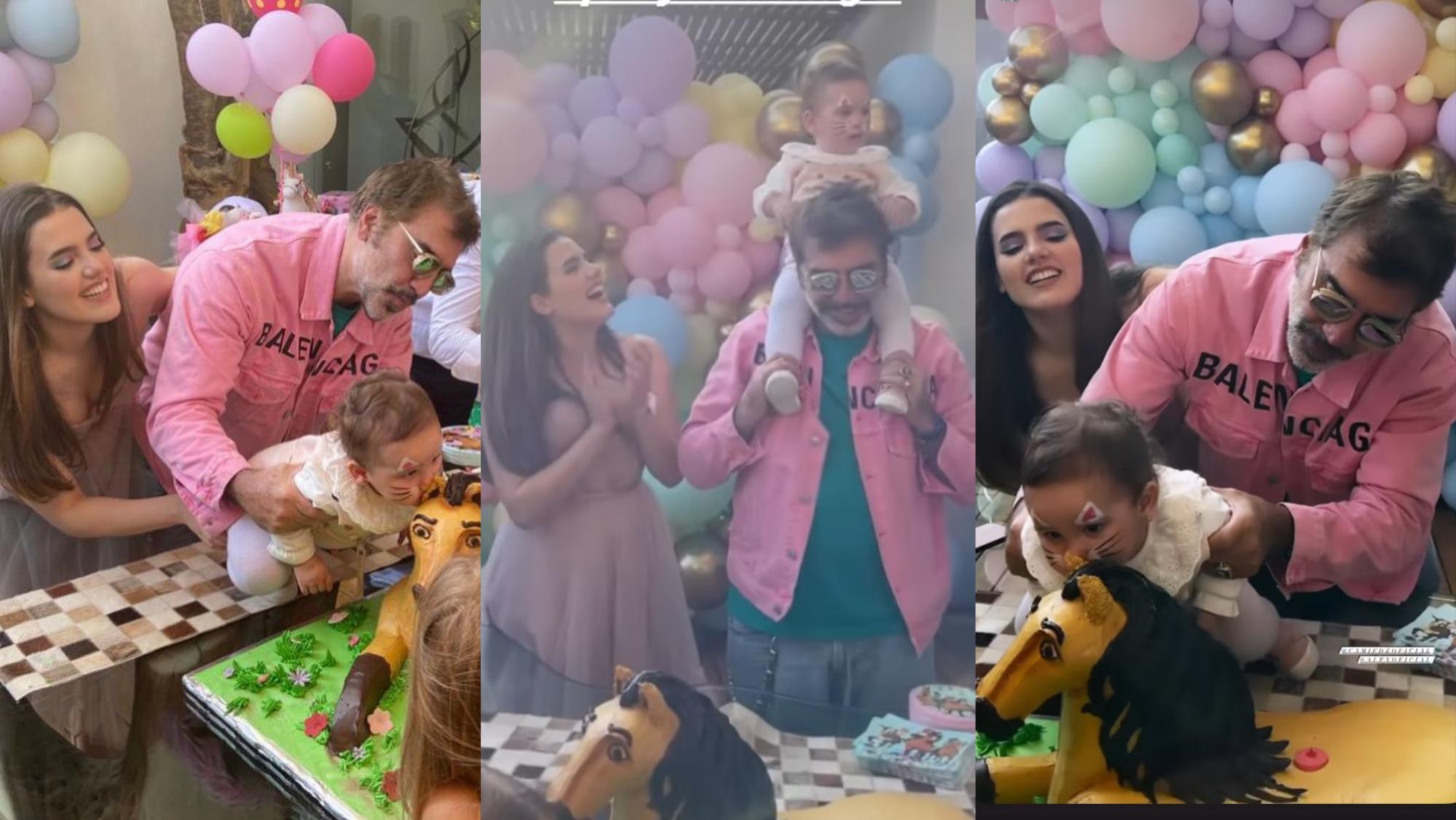 $!Alejandro Fernández celebra primer cumpleaños de Cayetana, su nieta