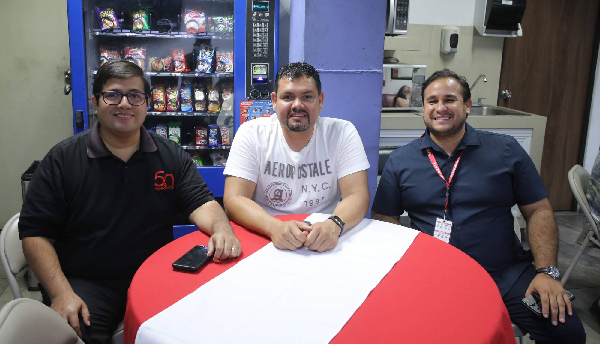$!Miguel Flores, Omar Salas y Manuel Serrano.