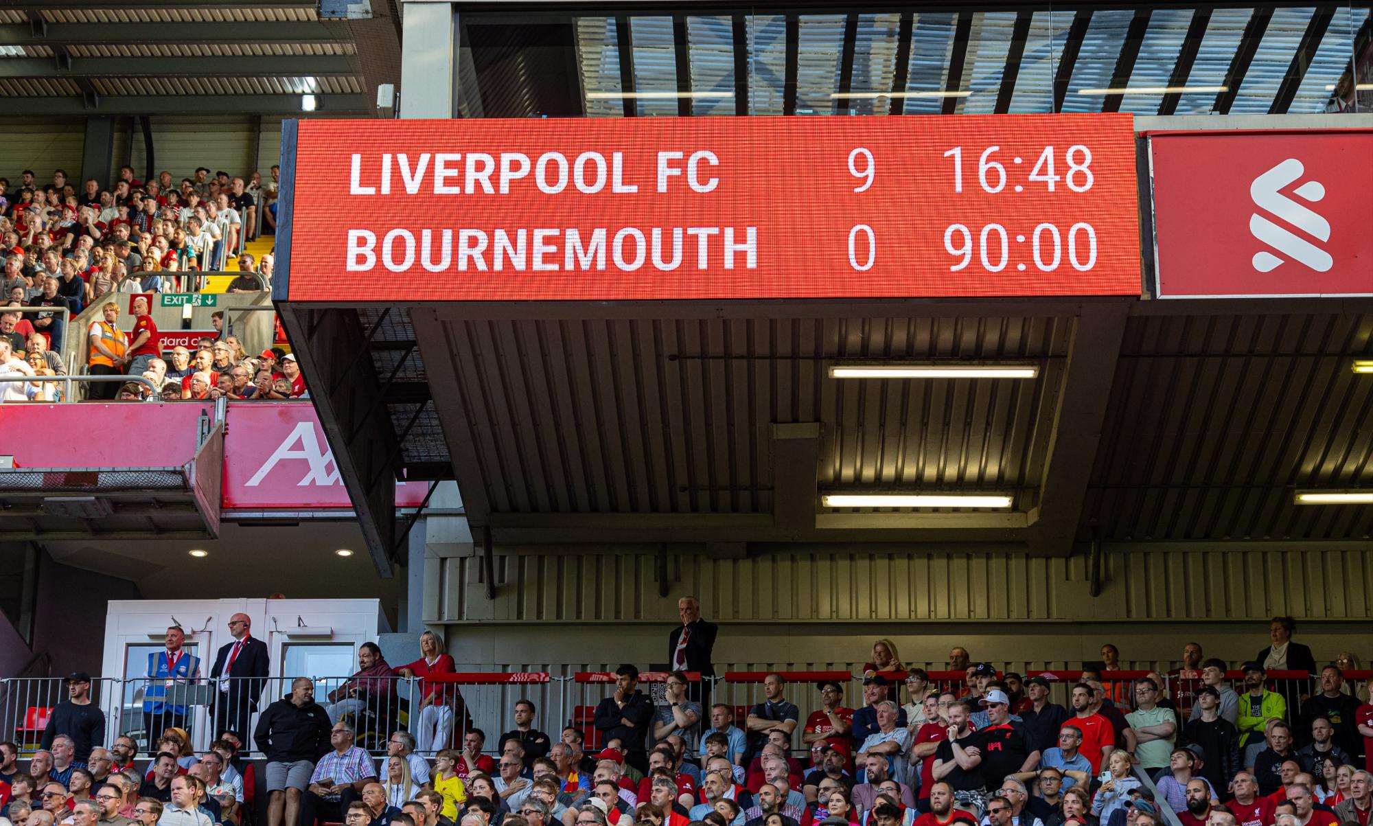 $!Liverpool logra histórica goleada de 9-0 al Bournemouth