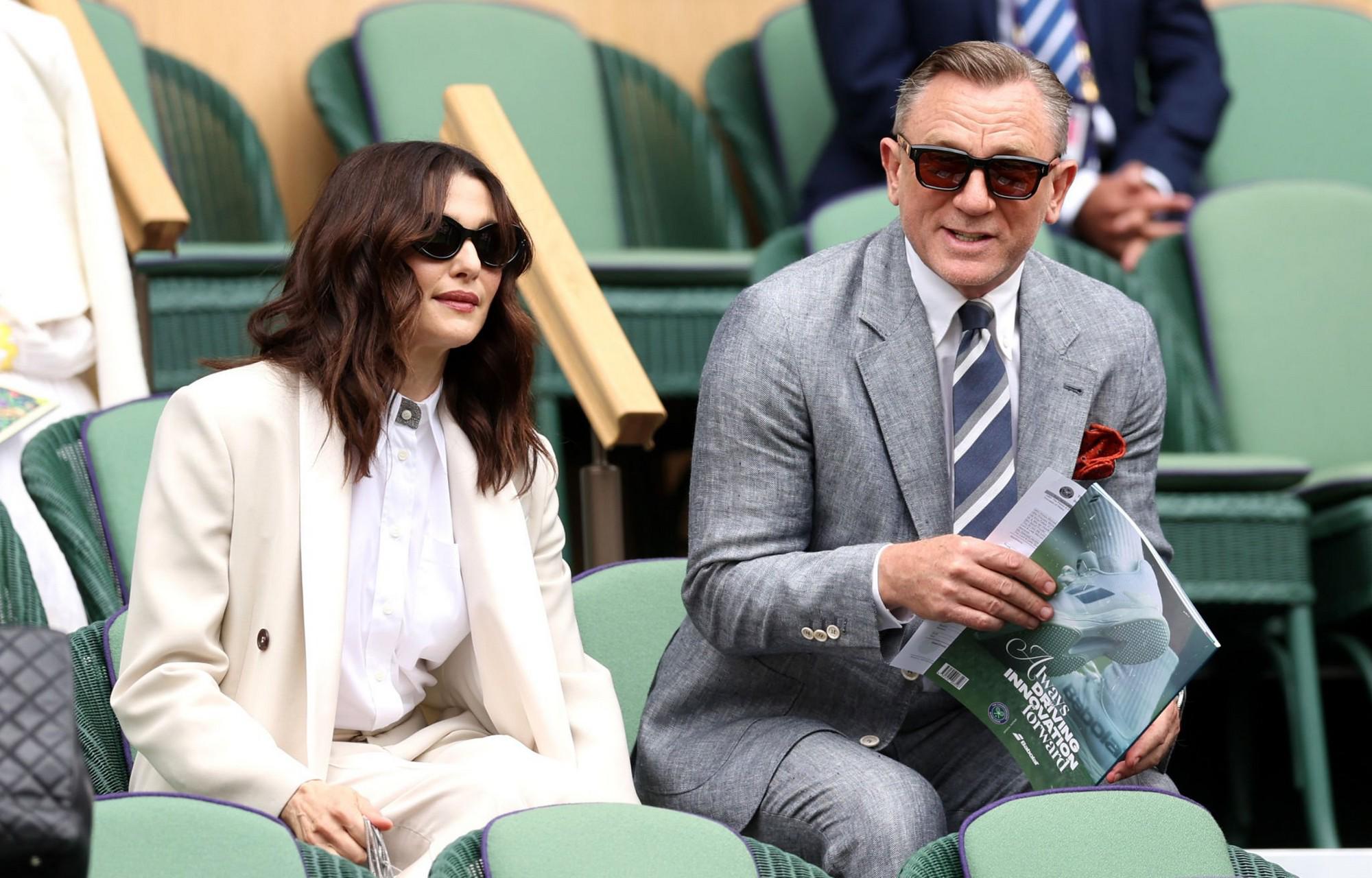 $!Brad Pitt, Hugh Jackman, Daniel Craig y más famosos, en la gran final de Wimbledon