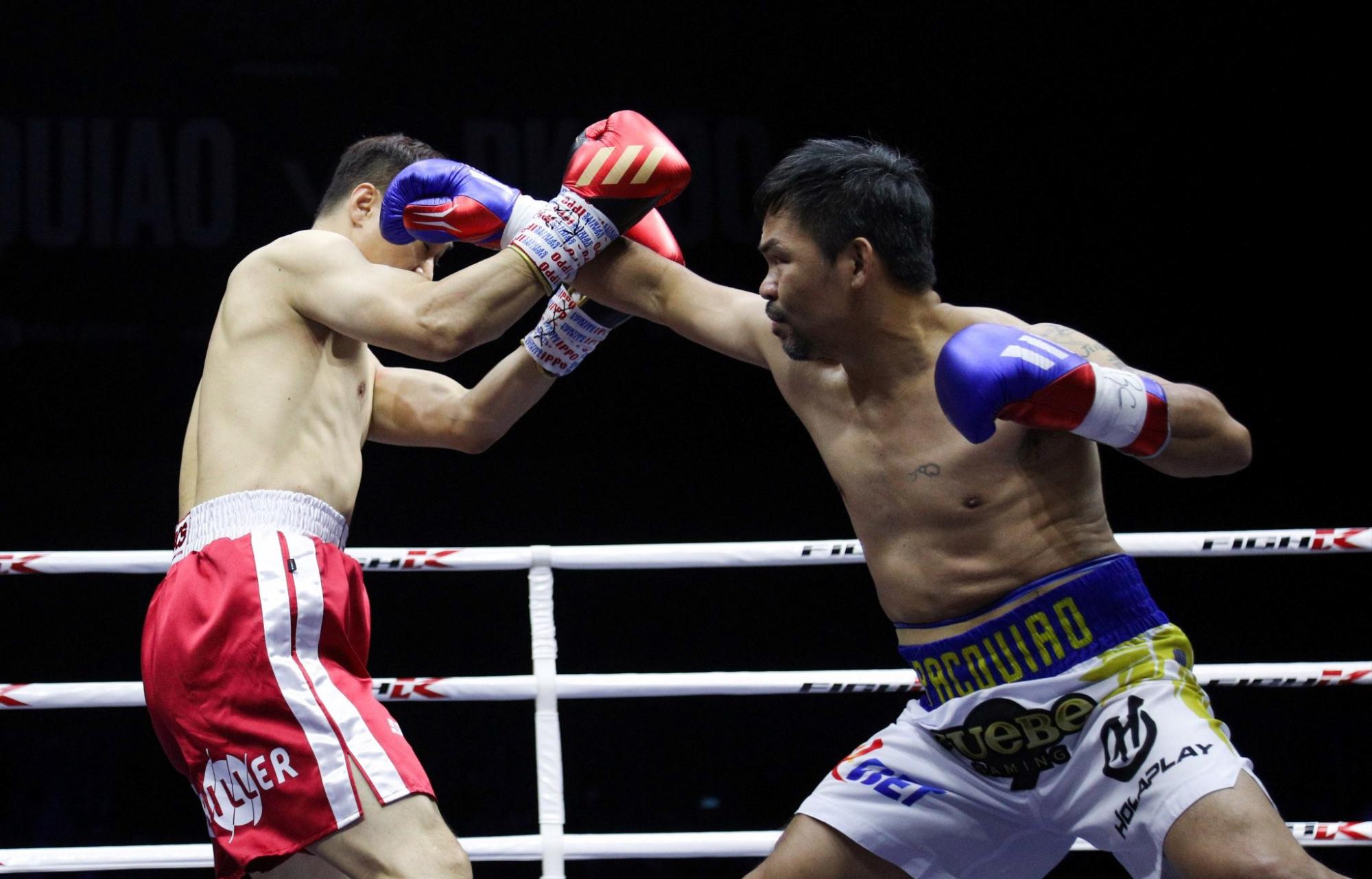 $!Manny Pacquiao vence a youtuber en su regreso al boxeo