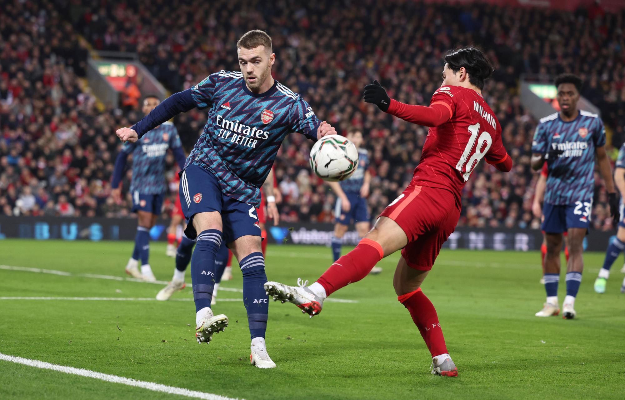 $!Liverpool no puede vencer al Arsenal, que terminó el juego con 10 elementos en la cancha