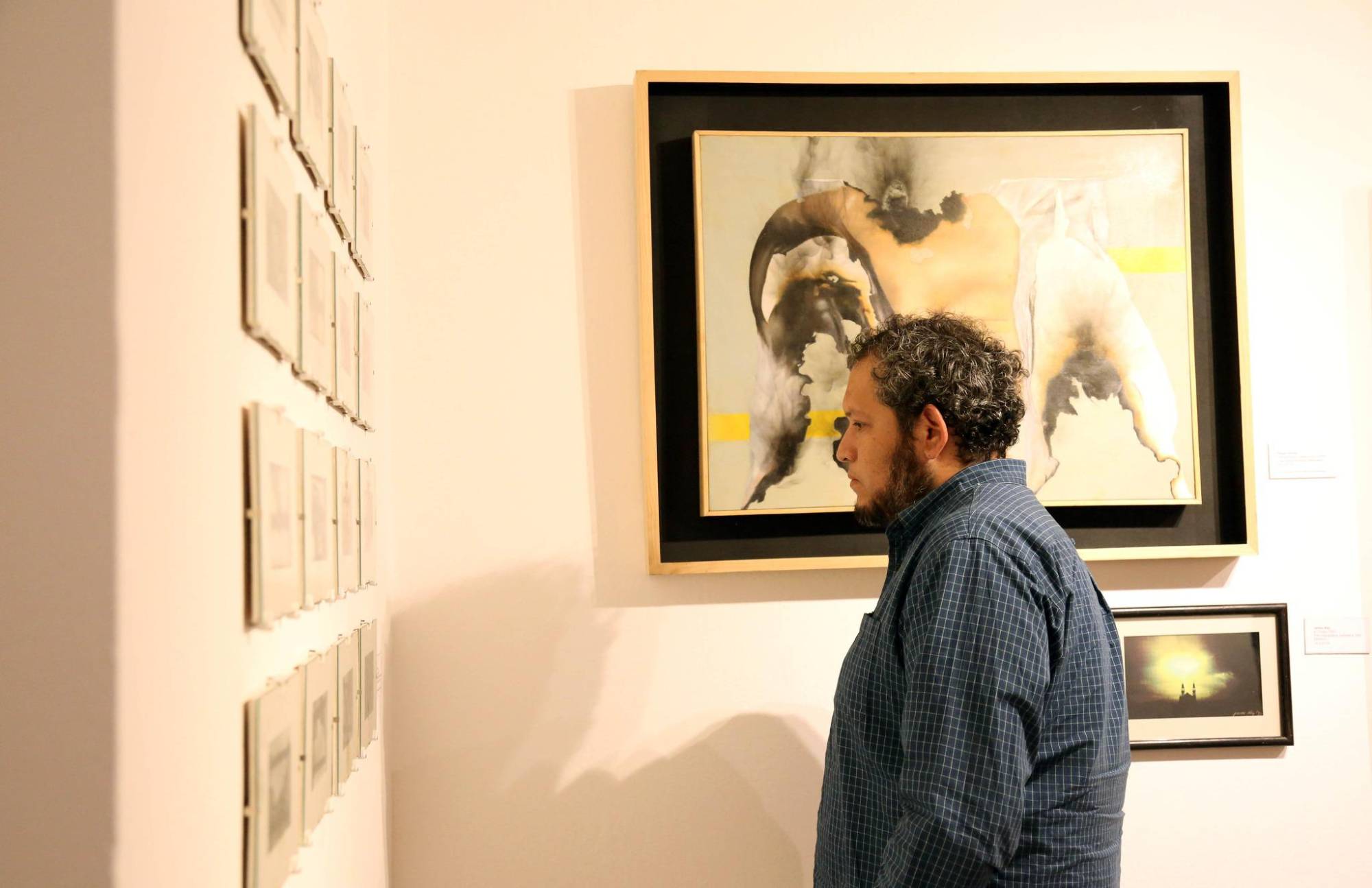 $!La obra que se exhibe forma parte de la Pinacoteca Universitaria.