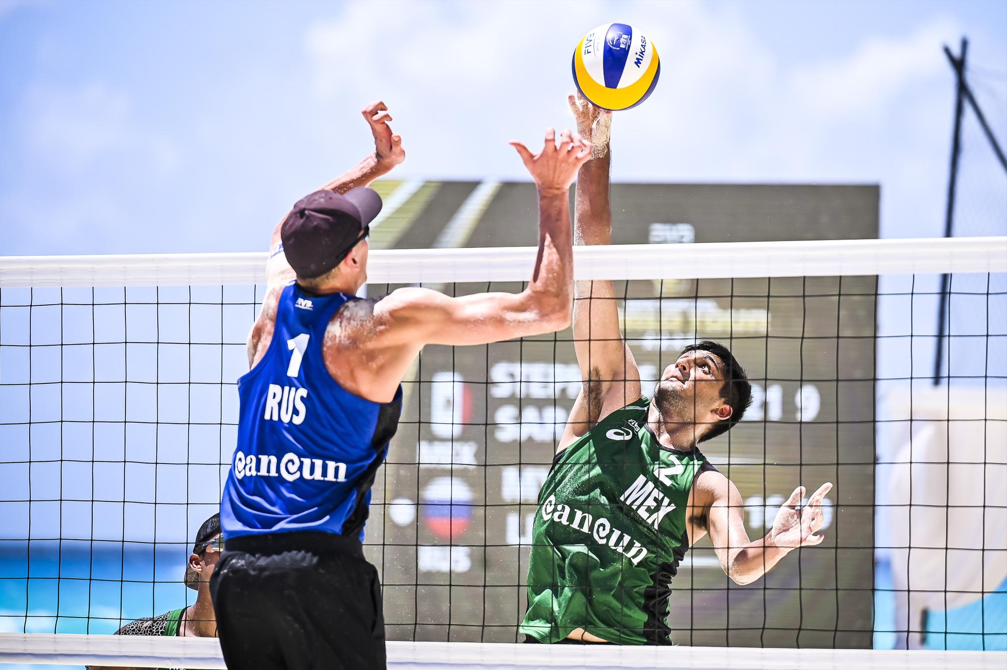 $!Sinaloenses Gaxiola y Rubio pierden en octavos de final en Tour Mundial de Voleibol de Playa