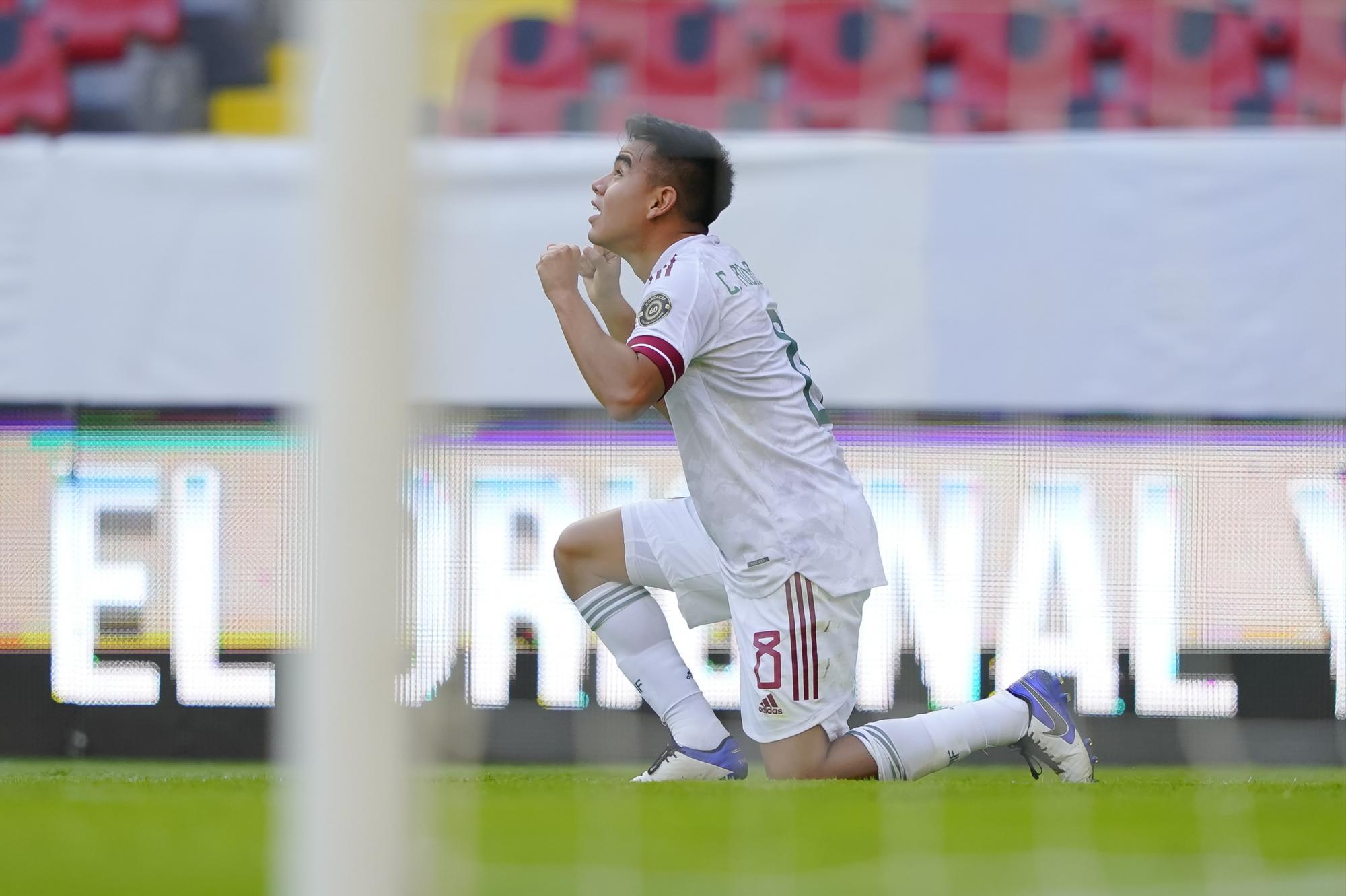 $!Sebastián Córdova luce en el triunfo de México al iniciar Preolímpico de futbol