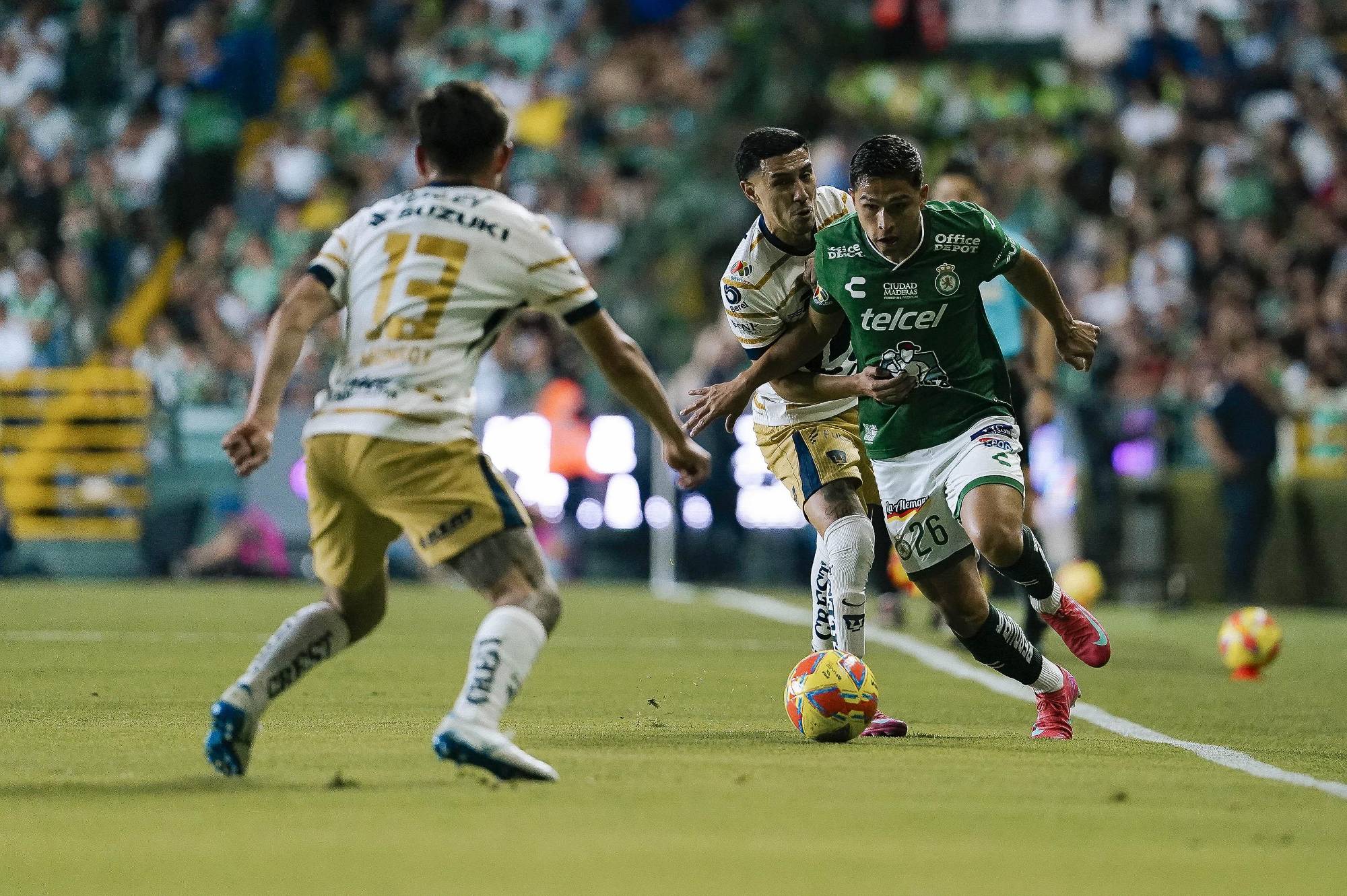 $!Pumas hunde más al León: Caicedo sentencia con golazo y los ‘Esmeraldas’ siguen en crisis