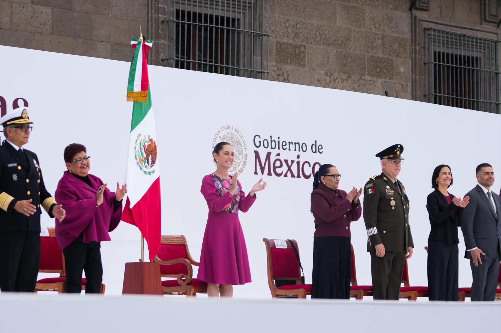 $!Colaboramos, más no nos subordinamos: Sheinbaum envía mensaje a Trump en su informe por 100 días