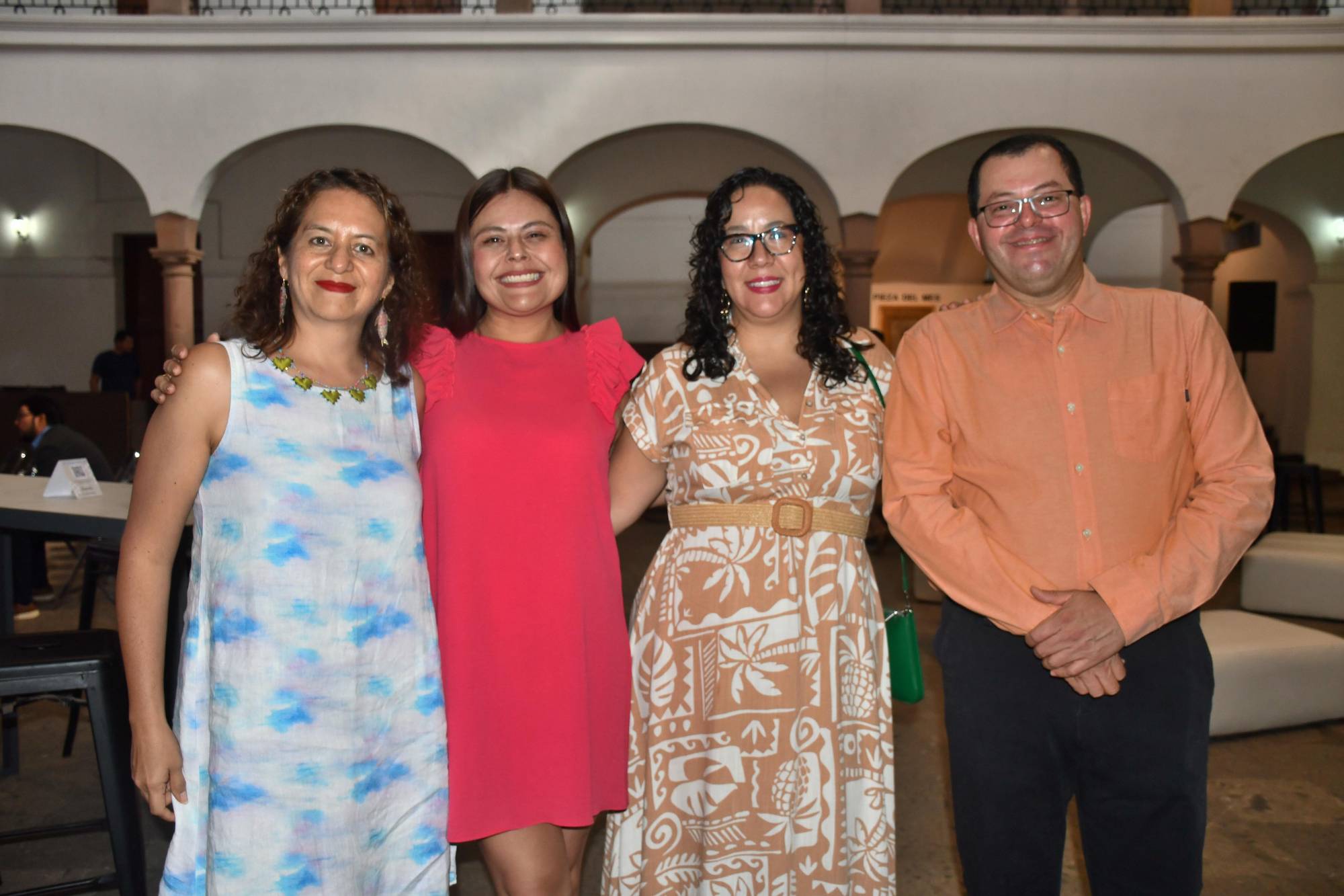 $!María del Carmen Nava Polina, Leonor Gómez Barreiro, Haydée Pérez Garrido y José Alfredo Beltrán.