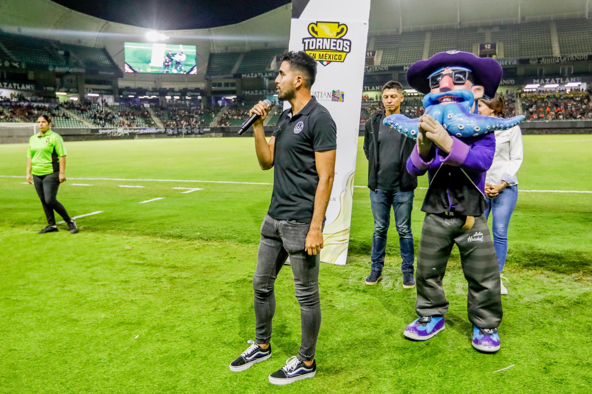 $!Inauguran la Copa Mazatlán de Futbol en el estadio Kraken